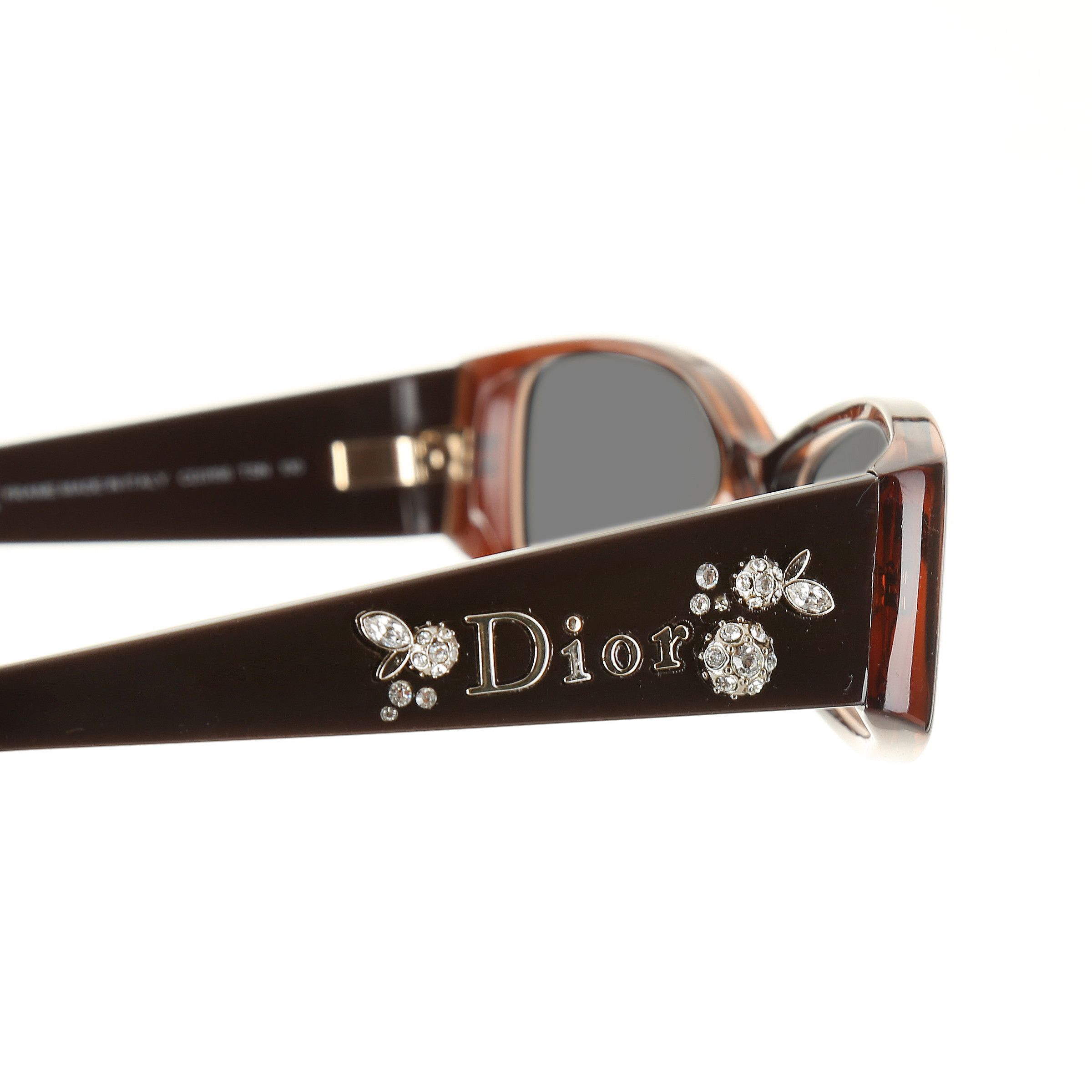 90s/Y2K Dior rhinestone sunglasses Christian Dior Monsieur × Dior × Vintage 2000s Dior  main image 3