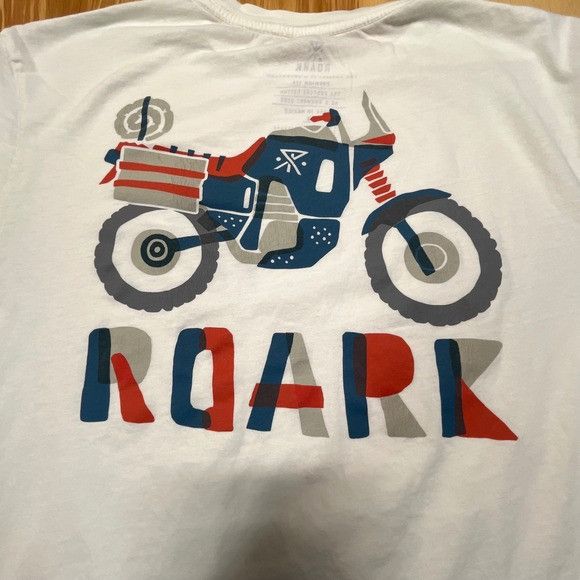 Other Roark Motorcycle White T Shirt Mens Large Size US L / EU 52-54 / 3 - 6 Thumbnail