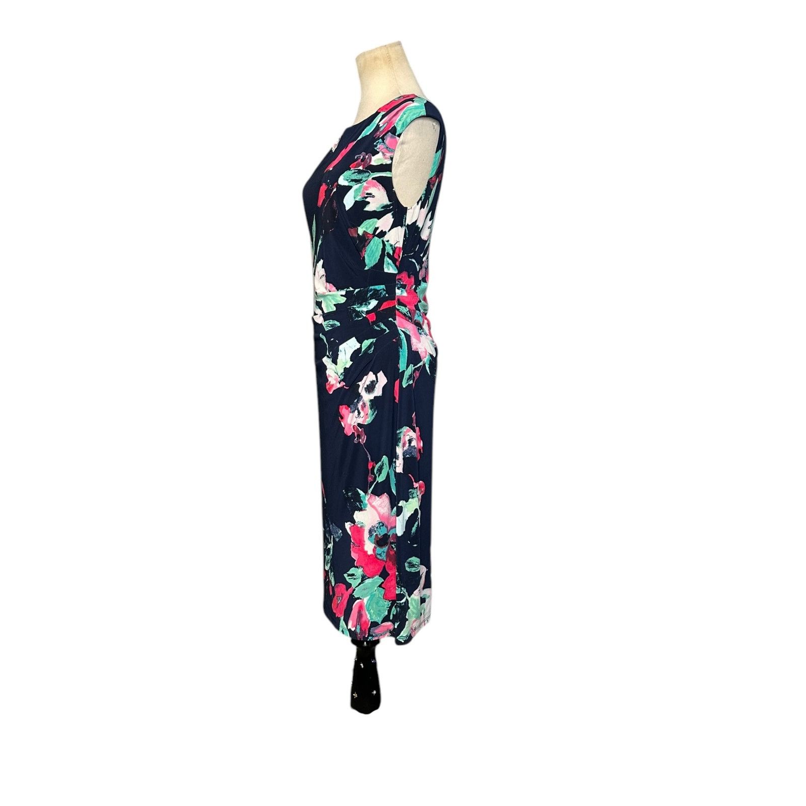 Ralph Lauren Ralph Lauren blue floral cap sleeves sheath dress size 6 Size M / US 6-8 / IT 42-44 - 9 Thumbnail