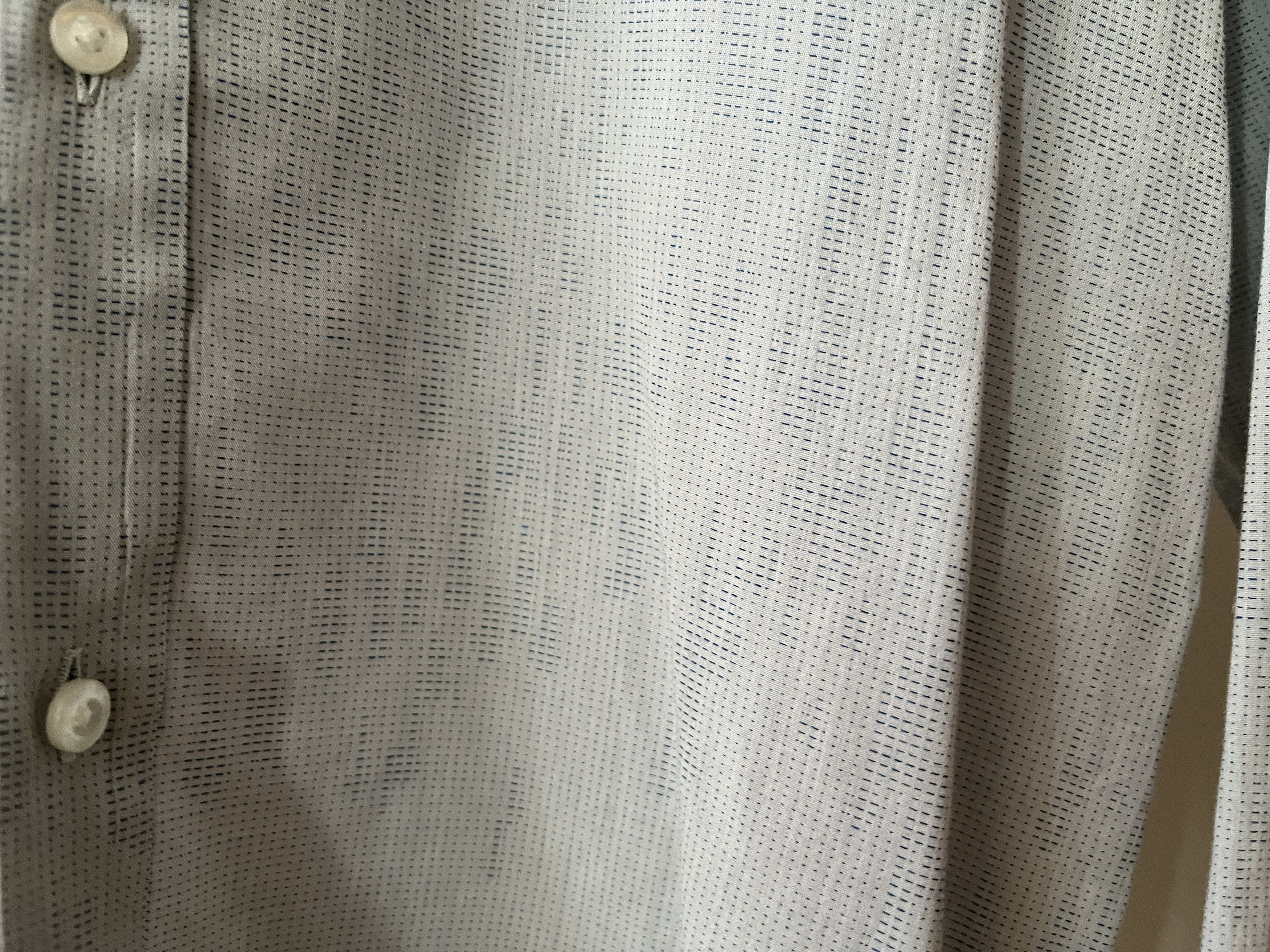 Hugo HUGO light gray patterned button-down shirt XS Size US XS / EU 42 / 0 - 5 Thumbnail
