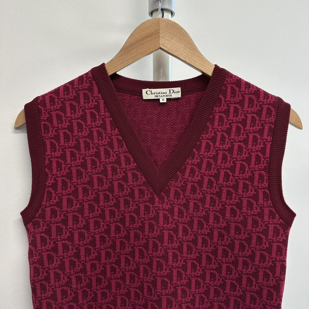 Christian Dior Monsieur rare🔥 dior logo knit vest Size M / US 6-8 / IT 42-44 - 2 Thumbnail