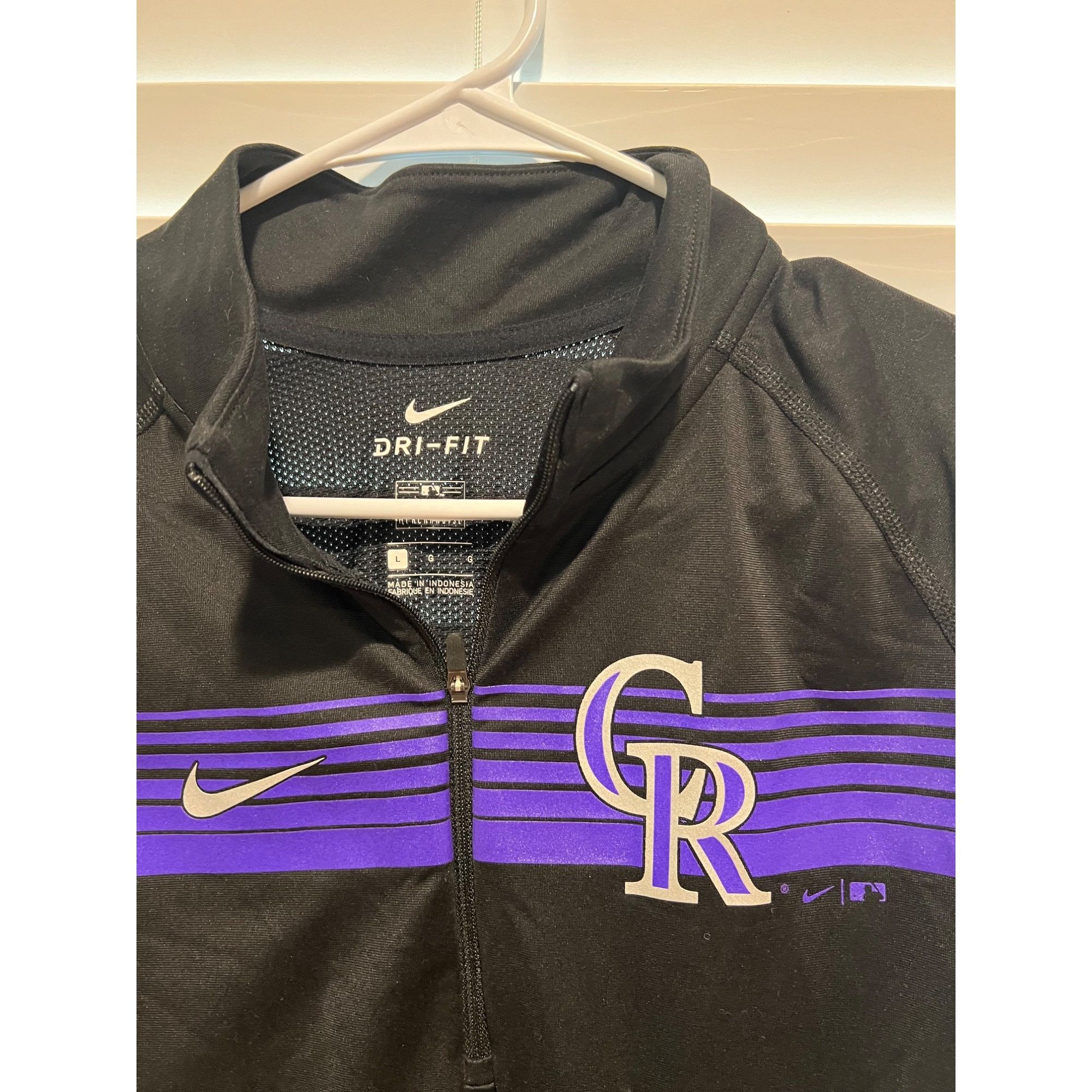 Nike Nike Baseball Colorado Rockies Pullover - Size L Size US L / EU 52-54 / 3 - 2 Thumbnail
