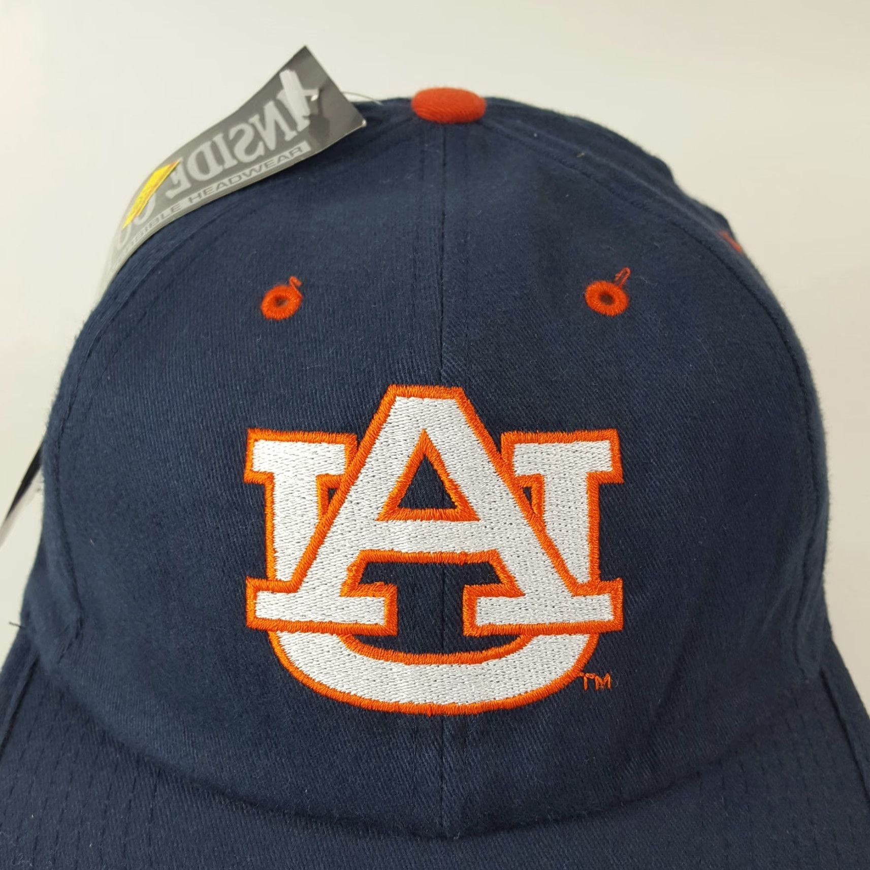 Vintage VINTAGE Auburn Tigers Adjustable Reversible Baseball Cap Hat - Blue - College Sports - 90s - Mens Size ONE SIZE - 3 Thumbnail