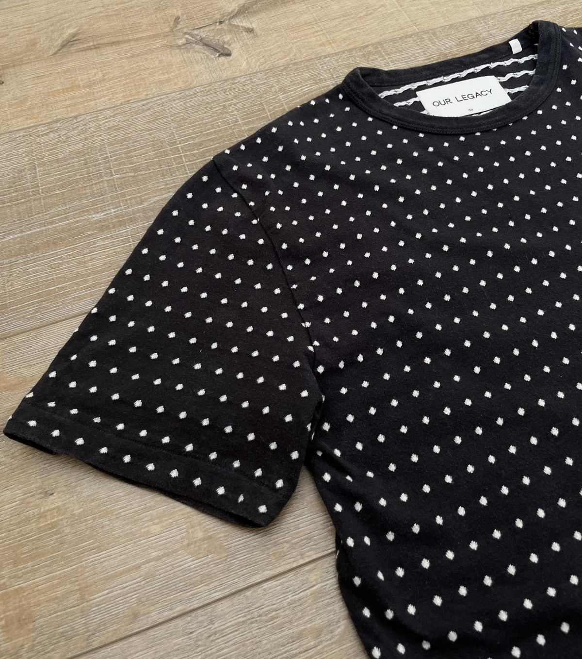 Our Legacy Our Legacy Jacquard Dot T-Shirt Size US L / EU 52-54 / 3 - 2 Thumbnail