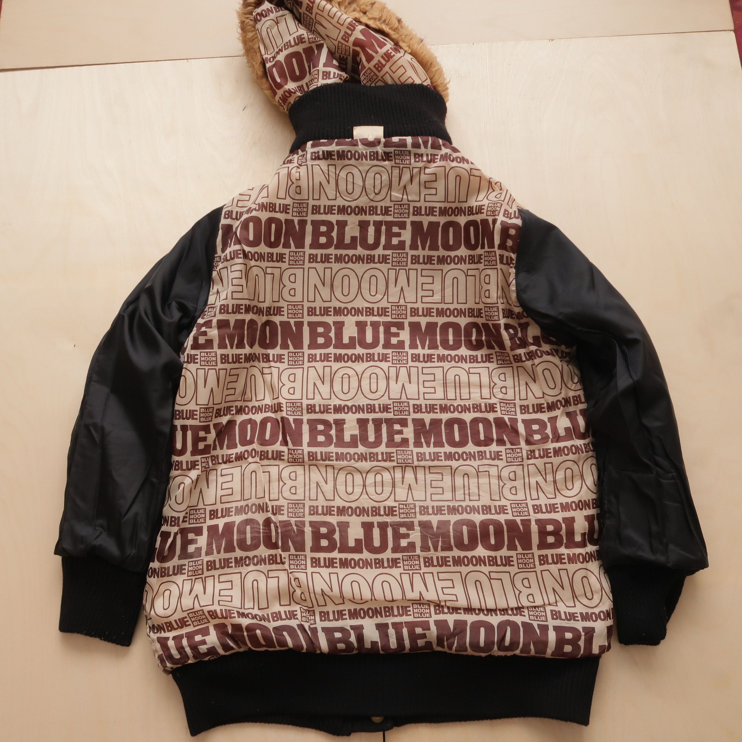 Japanese Brand 1990s Blue Moon Blue Japan Reversible Fur Faux Jacket Size US M / EU 48-50 / 2 - 3 Thumbnail
