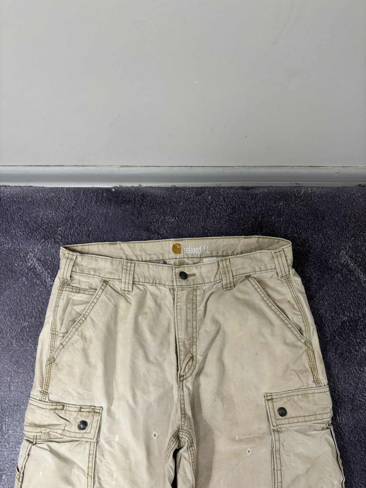 Carhartt Vintage Carhartt Y2K Relaxed Fit Utility Hype Cargo Shorts Size US 34 / EU 50 - 14 Thumbnail