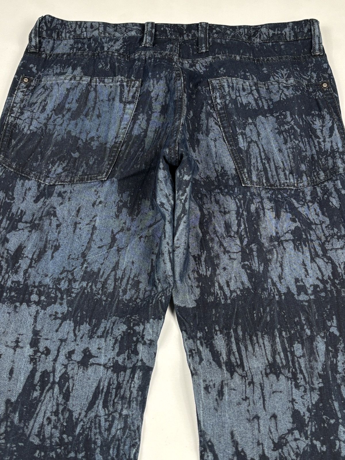 Issey Miyake S/S 2014 Bleach Effect Denim Jeans Size US 32 / EU 48 - 7 Thumbnail