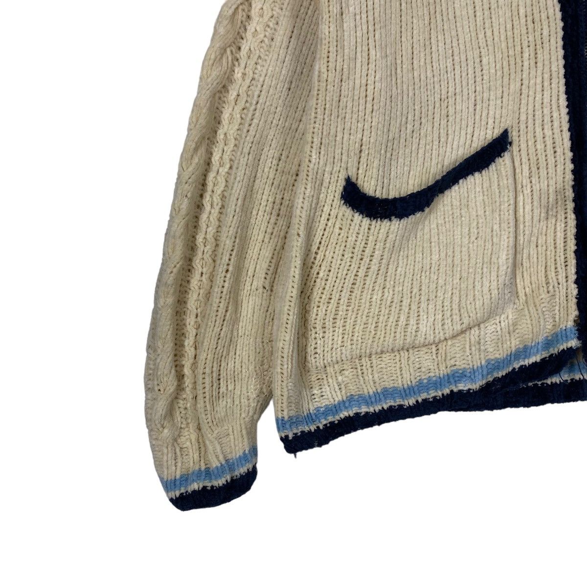 Quiksilver Vintage 80s Local Motion Knit Sweater Zipper Hoodie Size US L / EU 52-54 / 3 - 7 Thumbnail