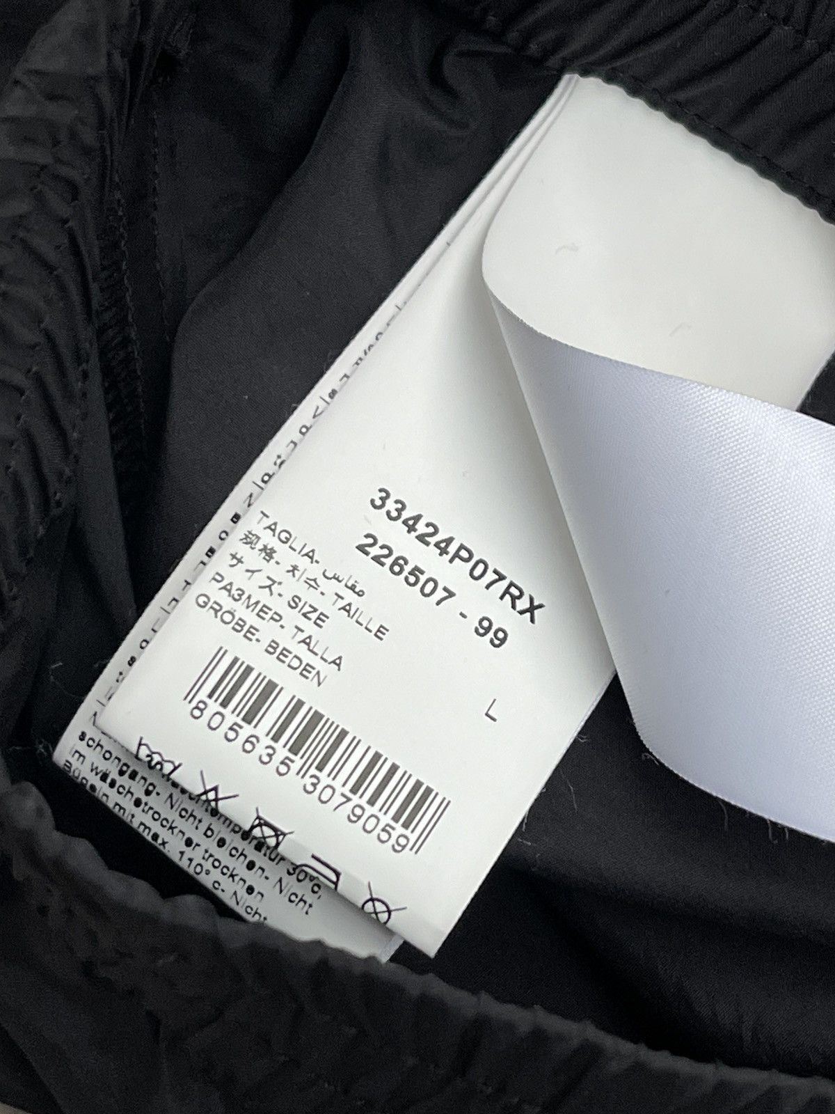 424 !DS! FW22 424 On Fairfax Logo Patched Black Track Pants Size US 36 / EU 52 - 25 Thumbnail