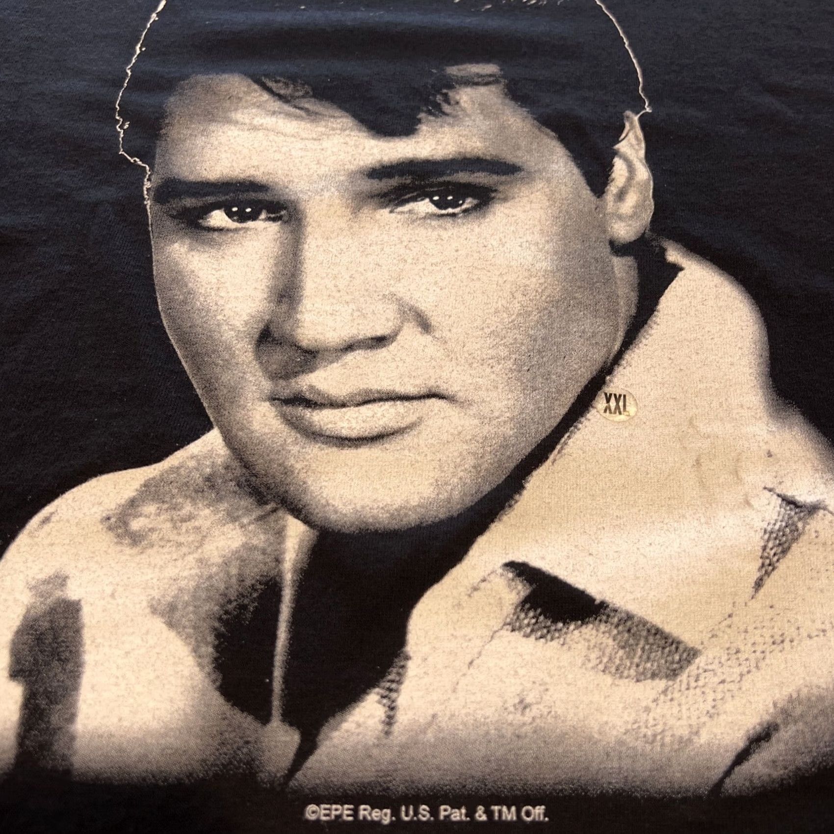 Doublet Elvis Presley T Shirt Men’s 2XL Black Double Sided 100% Cotton by KUN Shirt Men Graphic Print Crew Neck Short Sleeve Vintage? No Size US XXL / EU 58 / 5 - 3 Thumbnail