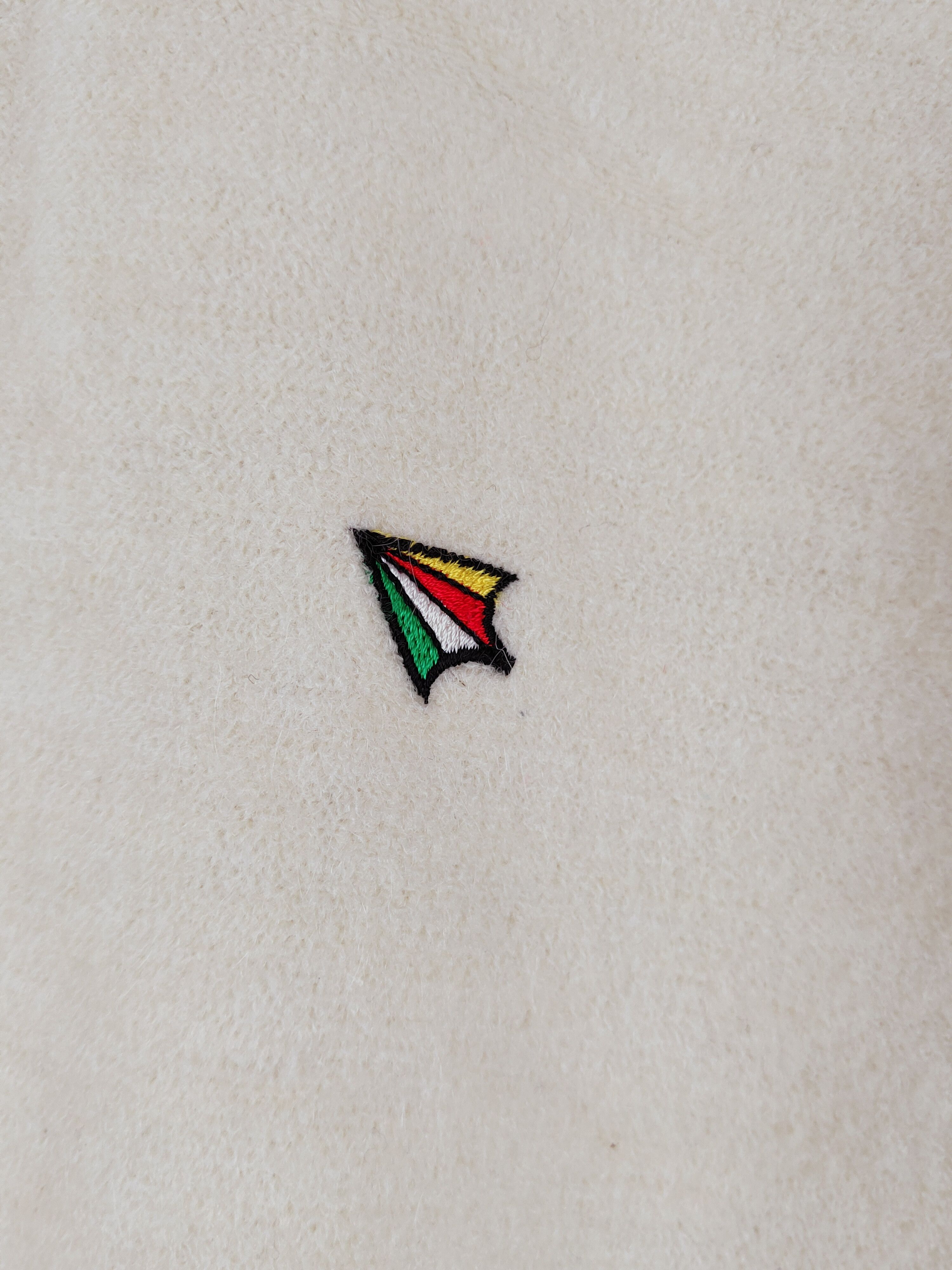 Vintage Shot Arrow Ivory Knitwear Sweatshirts #W758 Size US M / EU 48-50 / 2 - 5 Thumbnail