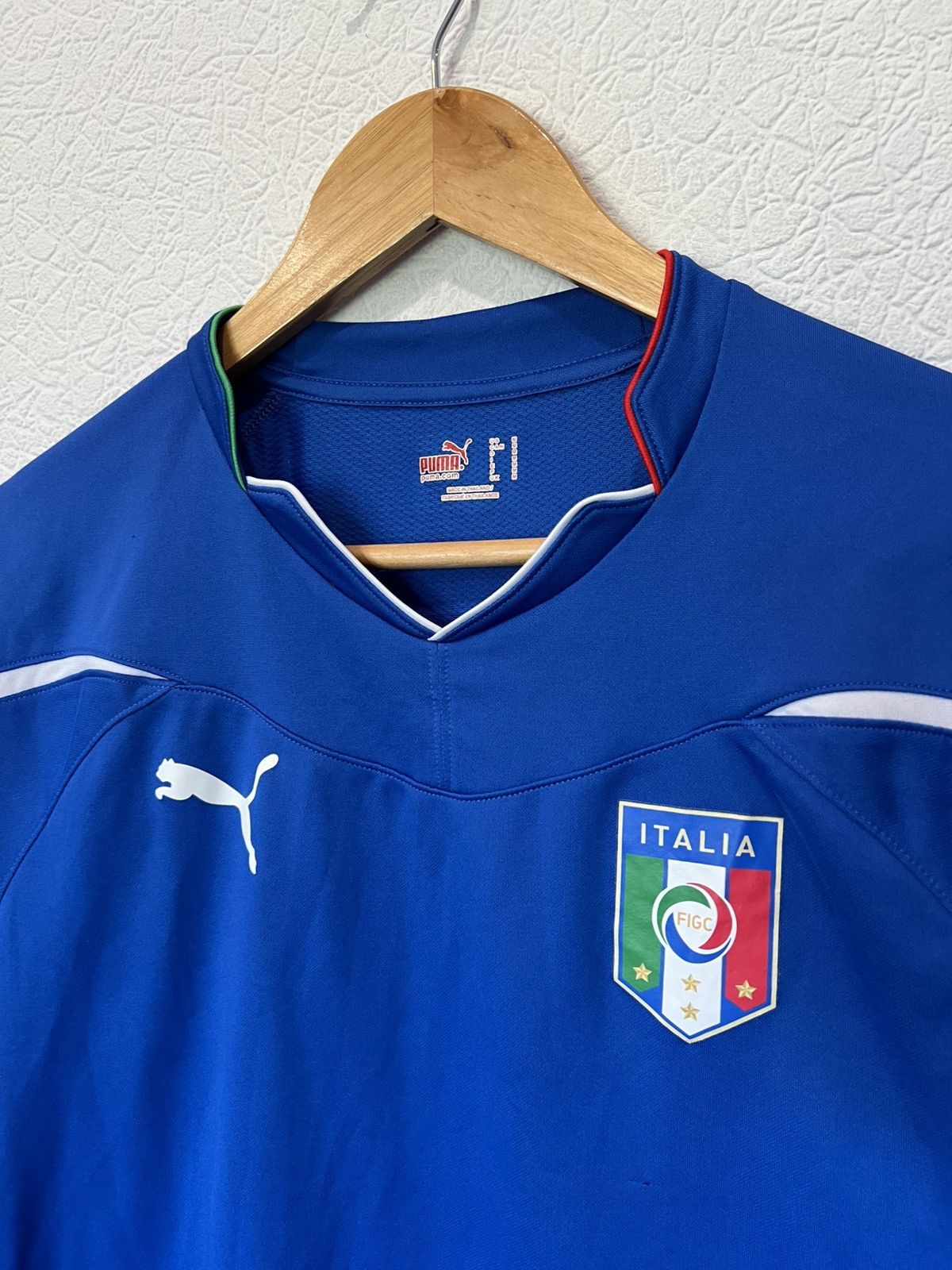Puma Italy Puma 2010 Home Kit Soccer Jersey Football Shirt Blue Size US M / EU 48-50 / 2 - 2 Thumbnail