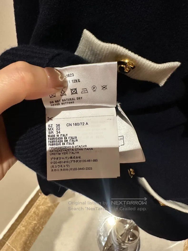 Miu Miu Miu Miu 36 cardigan Size XS / US 0-2 / IT 36-38 - 8 Thumbnail