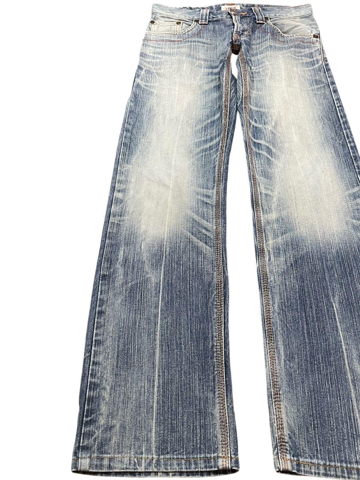 Edwin Vintage Edwin Exclusive Vintage Whiskers Faded Denim Size US 30 / EU 46 - 3 Thumbnail