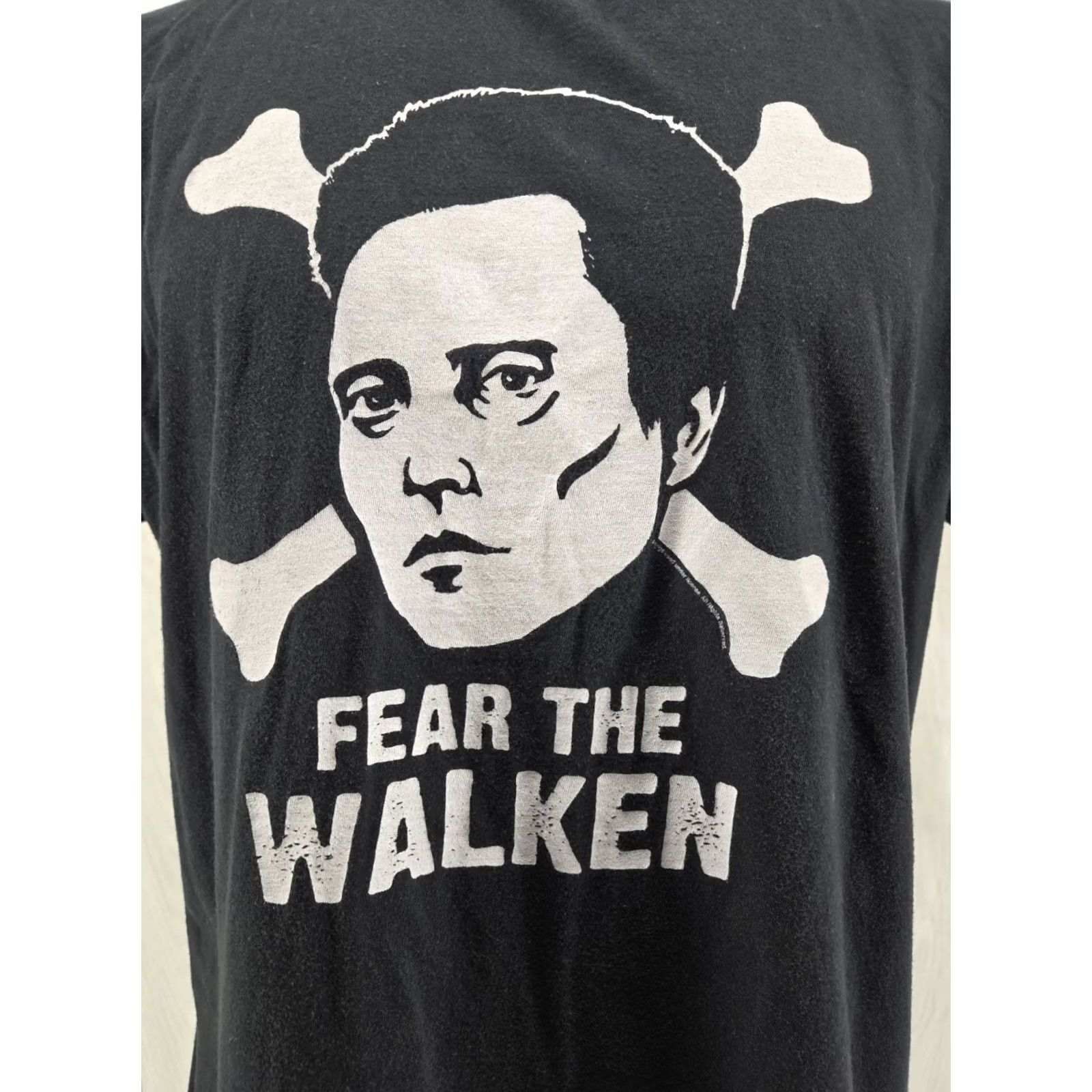 Vintage VINTAGE Christopher Walken Fear The Walken Tee Shirt Mens XL Black 2000's T-Shirt Crew Neck Graphic Print Bay Island Men Stylish Movie Fans Mens Size US XL / EU 56 / 4 - 3 Thumbnail