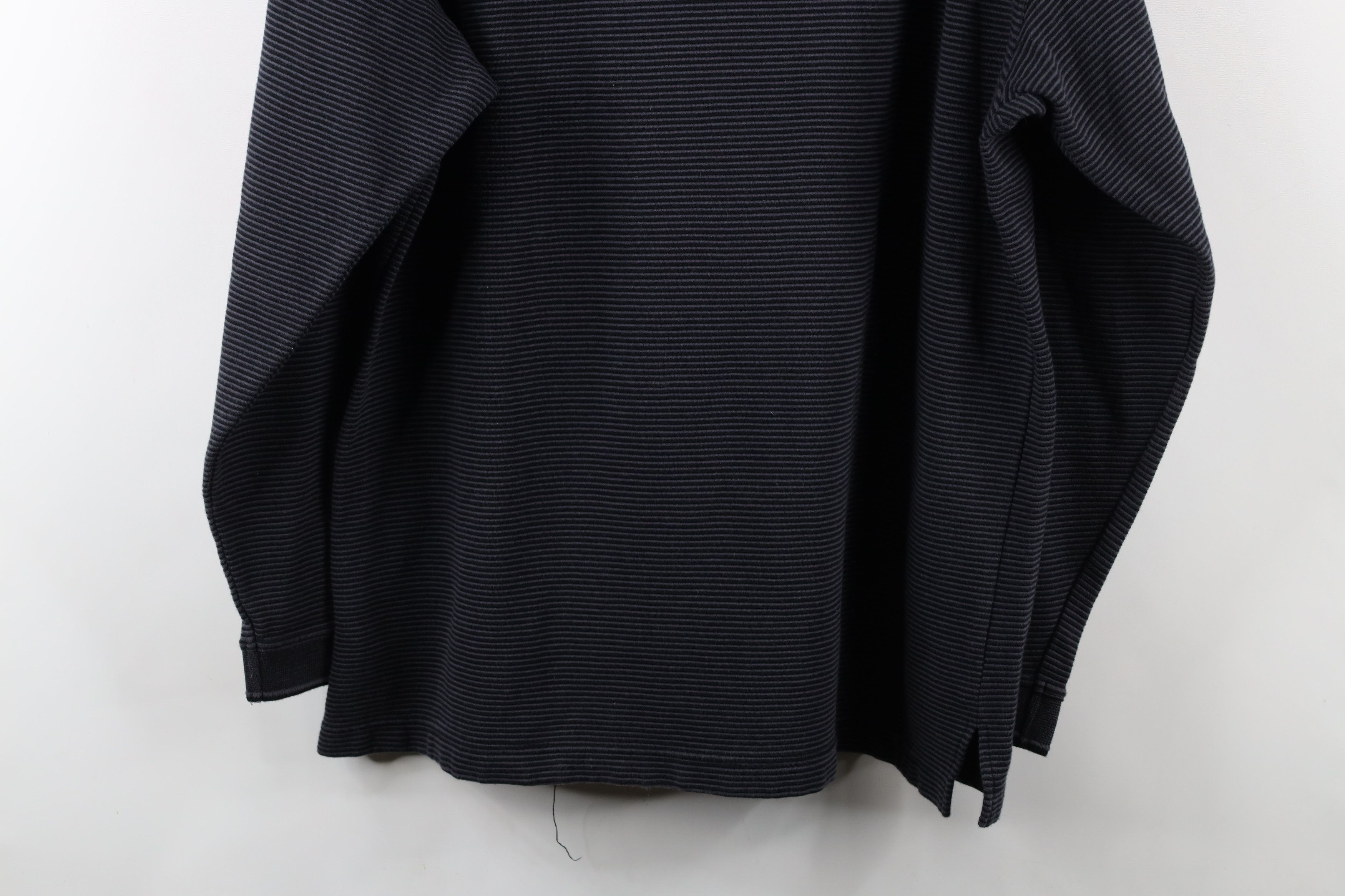 Vintage Vintage 90s Streetwear Ribbed Knit Long Sleeve Rugby Polo Size US XL / EU 56 / 4 - 12 Thumbnail