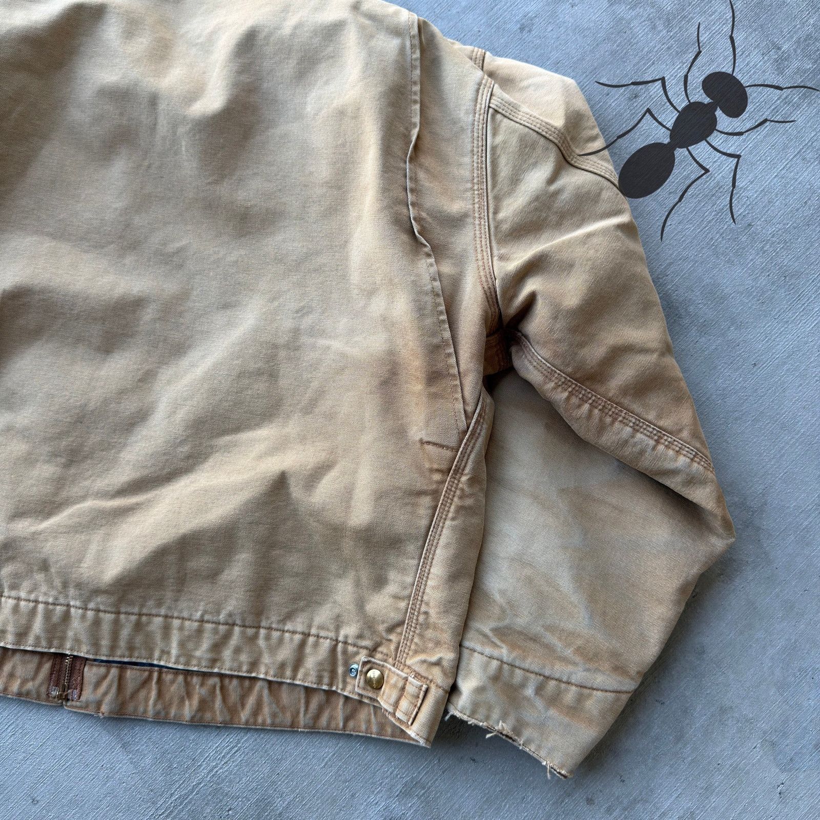 Carhartt × Vintage Carhartt brown Detroit work wear jacket Size US XL / EU 56 / 4 - 7 Thumbnail