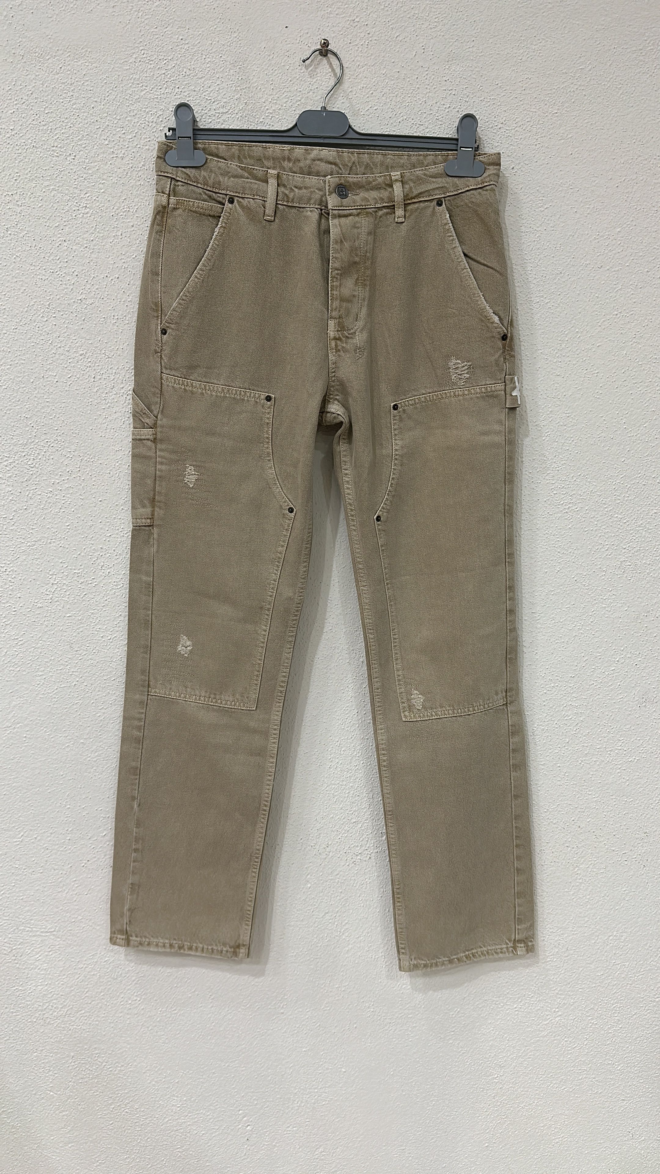 Ksubi Ksubi Operator Double Knee Jeans Brown Size 33 Size US 33 - 1 Thumbnail