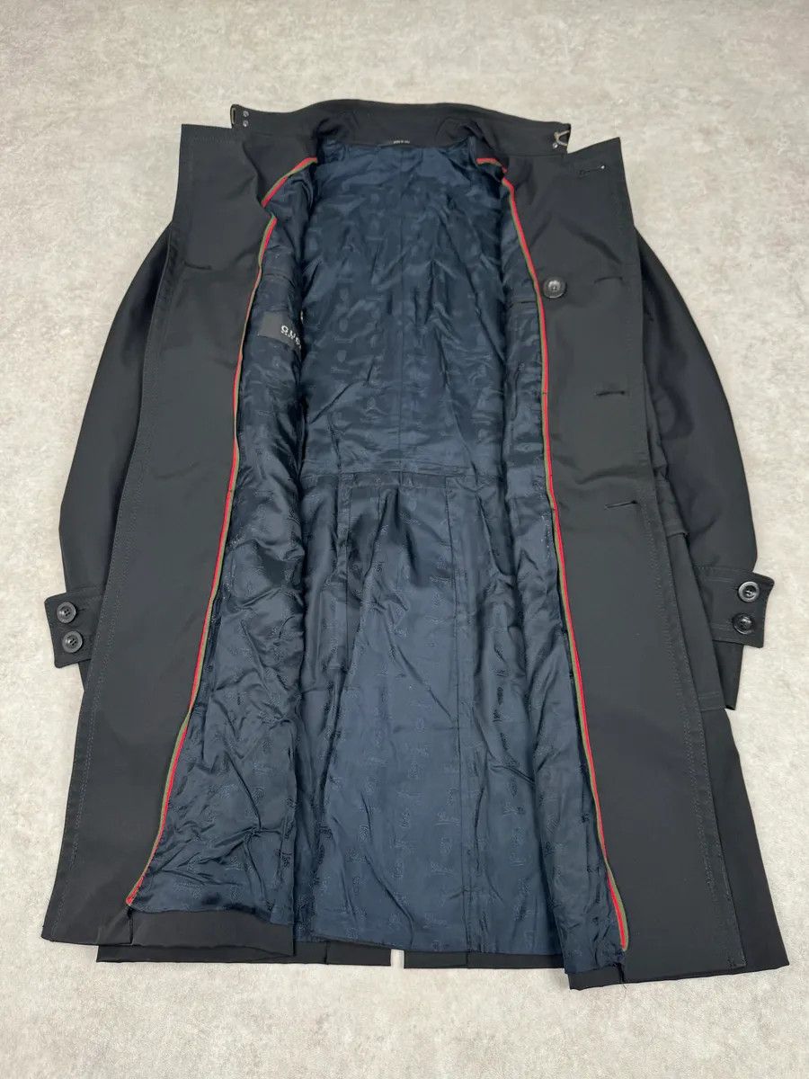 Gucci AW2008 Gucci Black Premium Buttoned Trench Coat Size US M / EU 48-50 / 2 - 8 Thumbnail