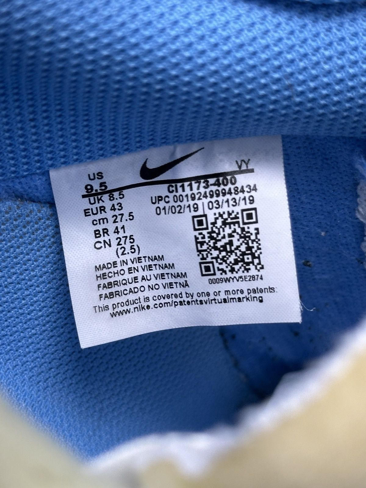 Nike × Off-White NIKE X OFF-WHITE AIR FORCE 1 MCA Size US 9.5 / EU 42-43 - 10 Thumbnail