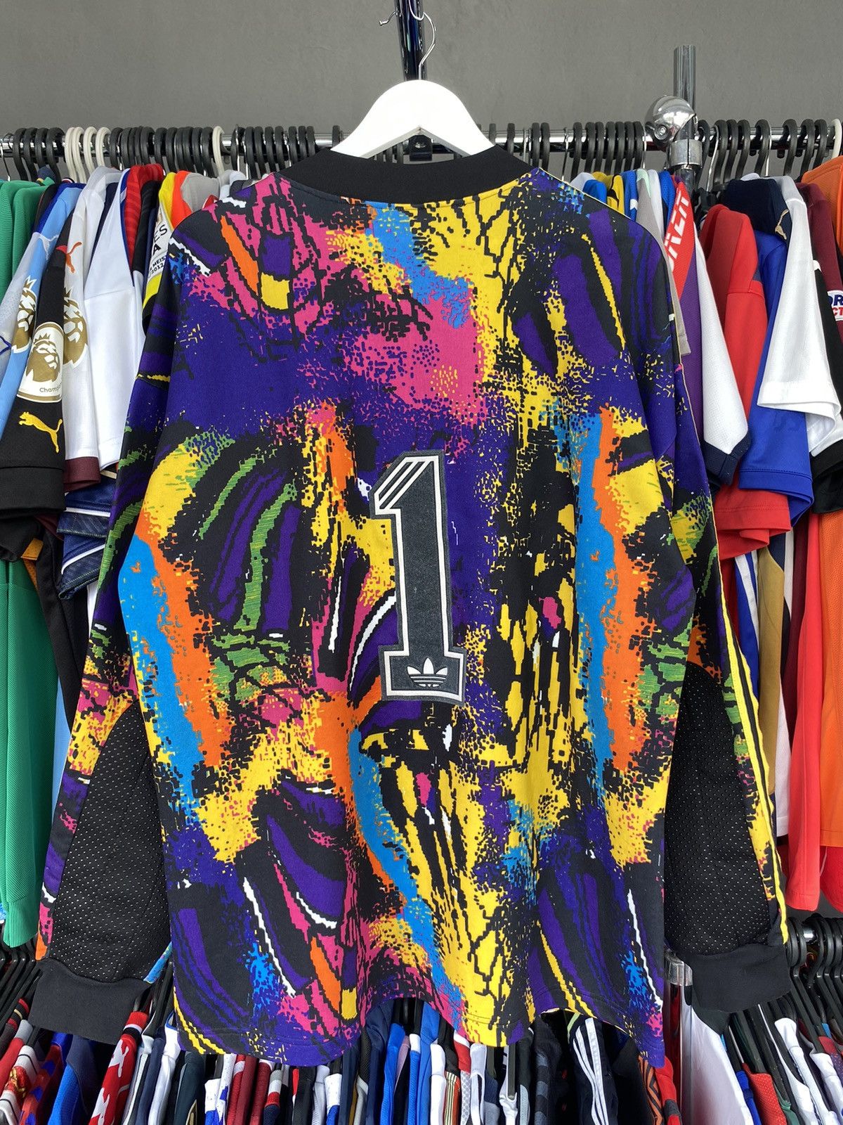 Adidas ADIDAS VINTAGE TEMPLATE 1992-1993 GOALKEEPER FOOTBALL JERSEY Size US XL / EU 56 / 4 - 2 Thumbnail