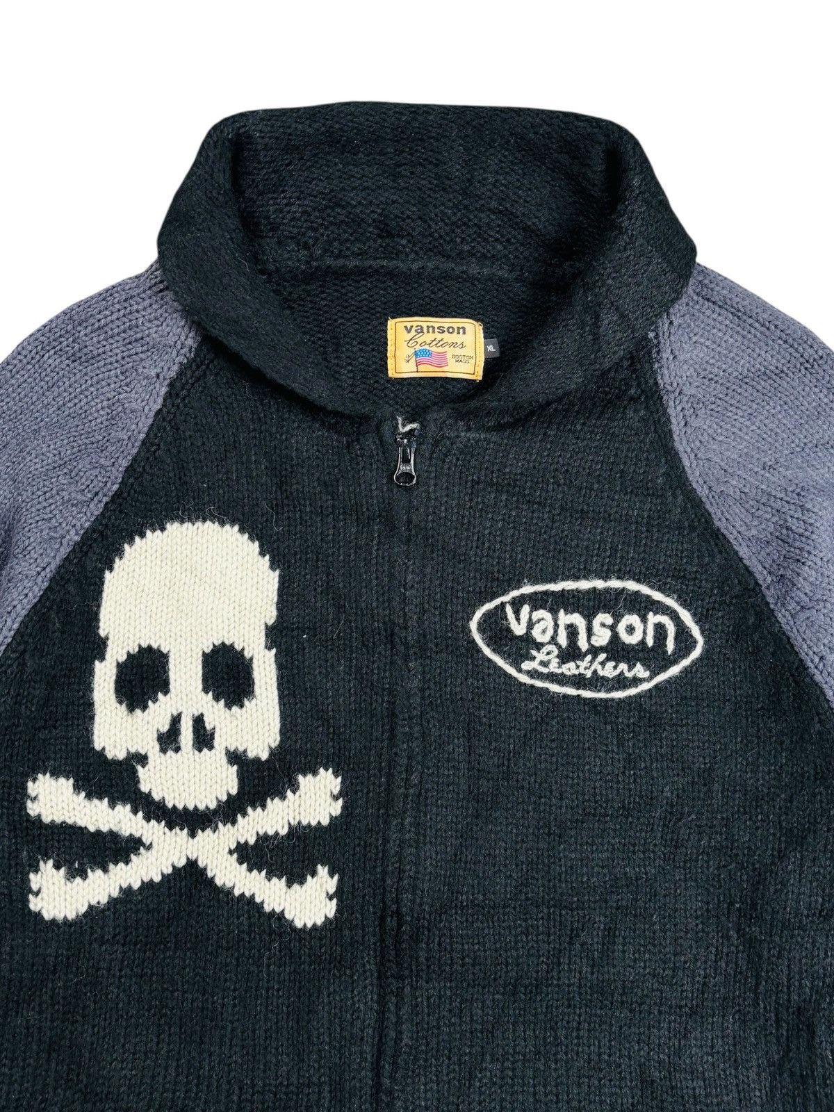 Hysteric Glamour Archive Vanson - Iconic Chunky Knitted Jacket Size US M / EU 48-50 / 2 - 5 Thumbnail