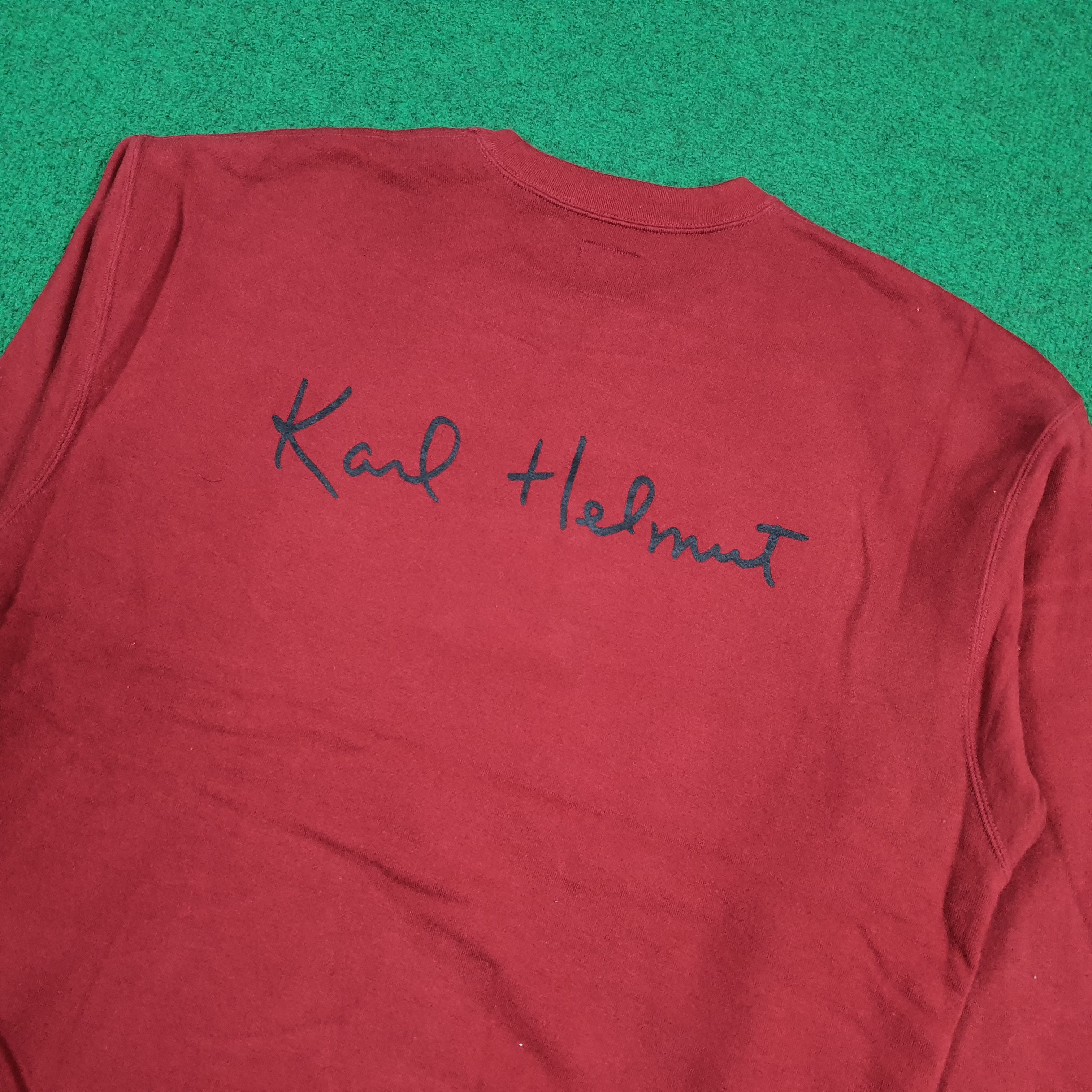 Karl Helmut Vintage Karl Helmut Designer Graphic Sweatshirt C295N3 Size US M / EU 48-50 / 2 - 4 Thumbnail