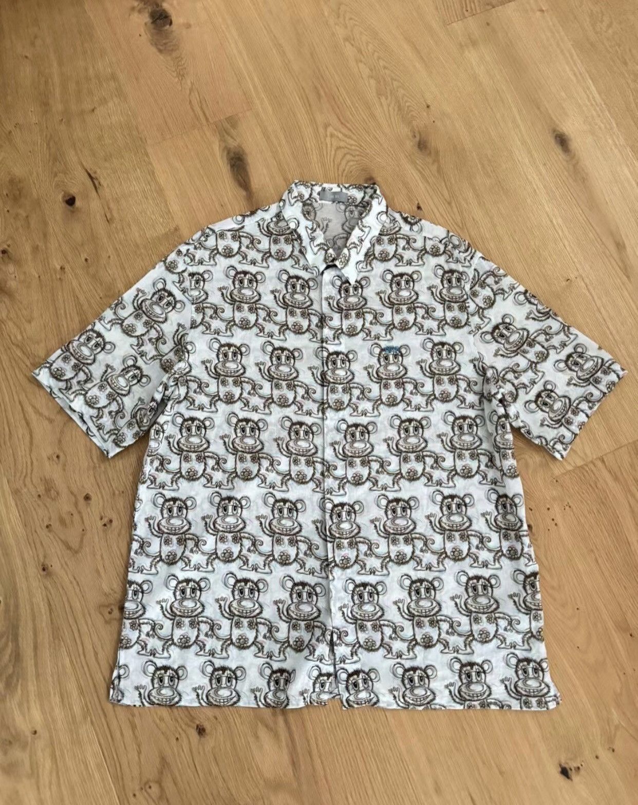 Dior Dior Co branded monkey shirt - DMC Size US S / EU 44-46 / 1 - 1 Thumbnail