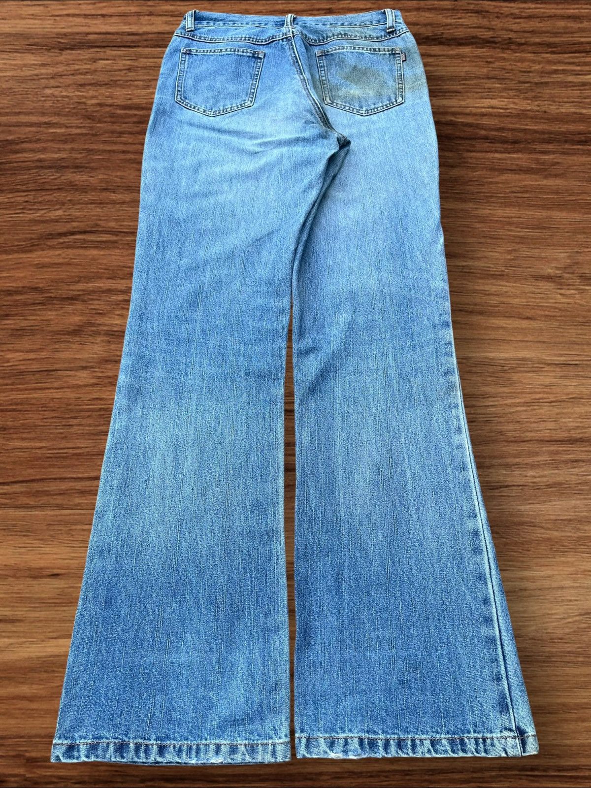 Japanese Brand Vintage Y2K Japanese Brand High Rise Blue Washed Flare Jeans Size 27" / US 4 / IT 40 - 2 Thumbnail