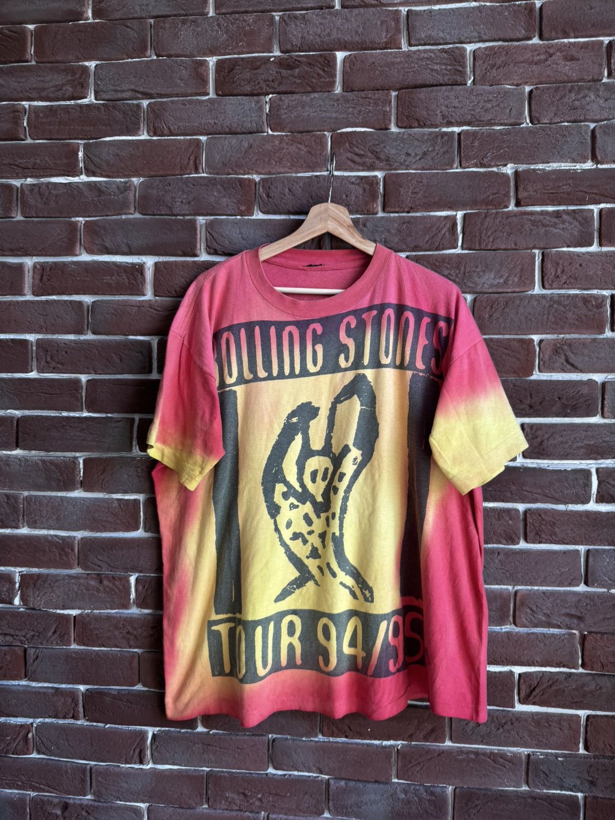 Band Tees × The Rolling Stones × Vintage Vintage 90s The Rolling Stones Voodoo Lounge Tour Band Tee Size US XL / EU 56 / 4 - 3 Thumbnail