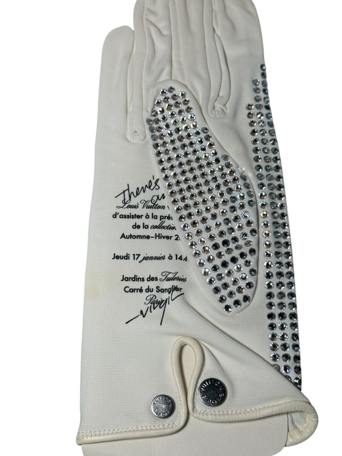 Louis Vuitton Louie Vuitton Virgil Abloh Michael Jackson Glove Invite New Size ONE SIZE - 4 Thumbnail