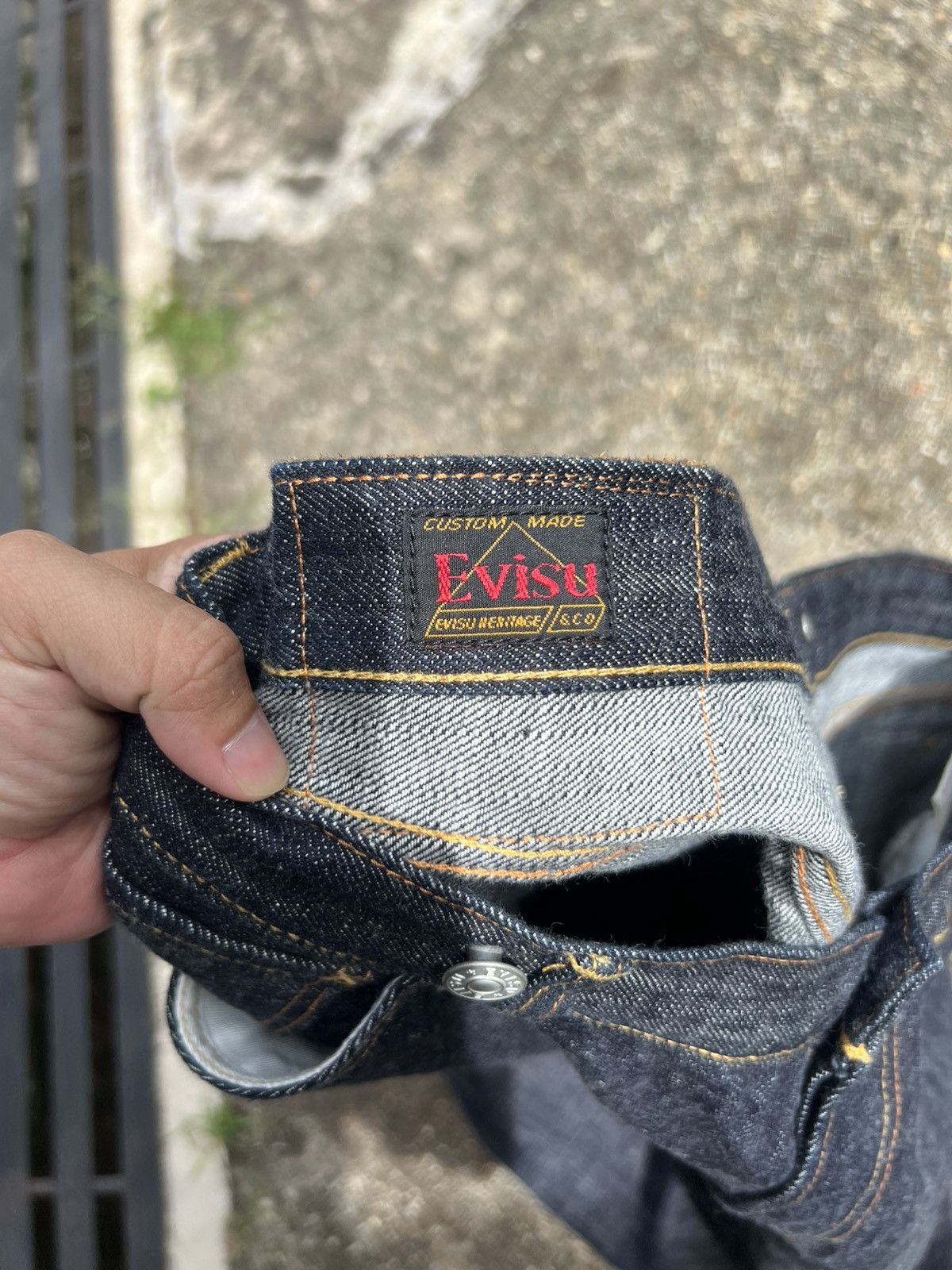 Evisu Evisu Yellow Logo 36 Size Size US 36 / EU 52 - 11 Thumbnail
