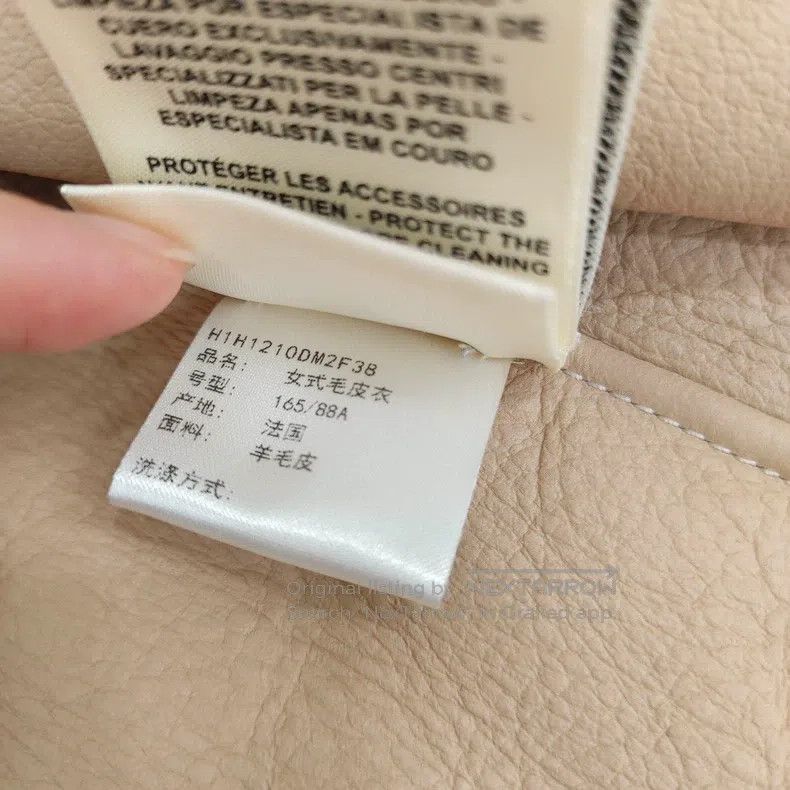 Hermes Hermes Mauve Pink Slim Fit Leather and Fur Integrated Jack Size XS / US 0-2 / IT 36-38 - 4 Thumbnail