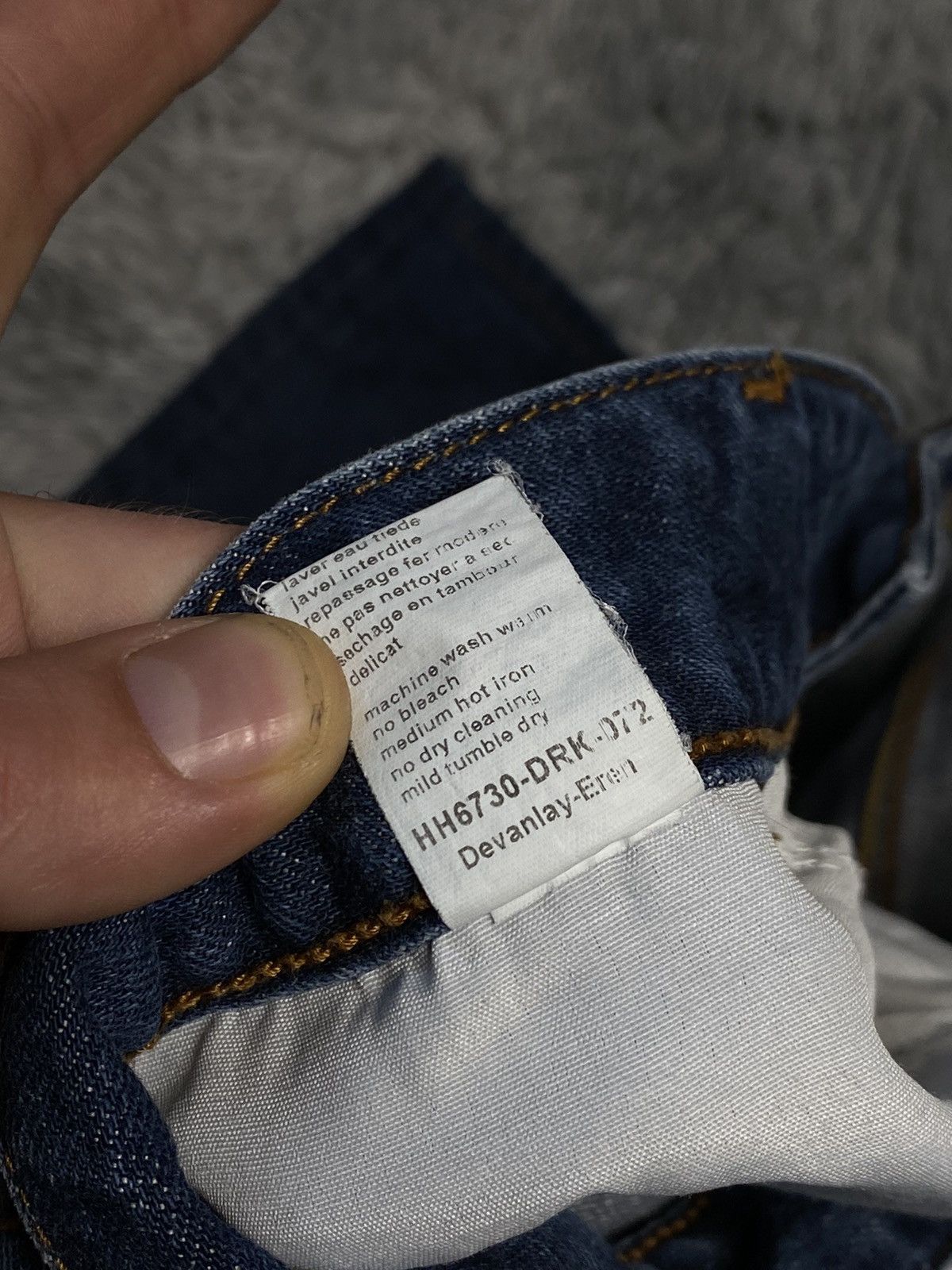 Lacoste × Vintage Lacoste Jeans Size 52, Dark Blue, Vintage Style Size US 36 / EU 52 - 8 Thumbnail