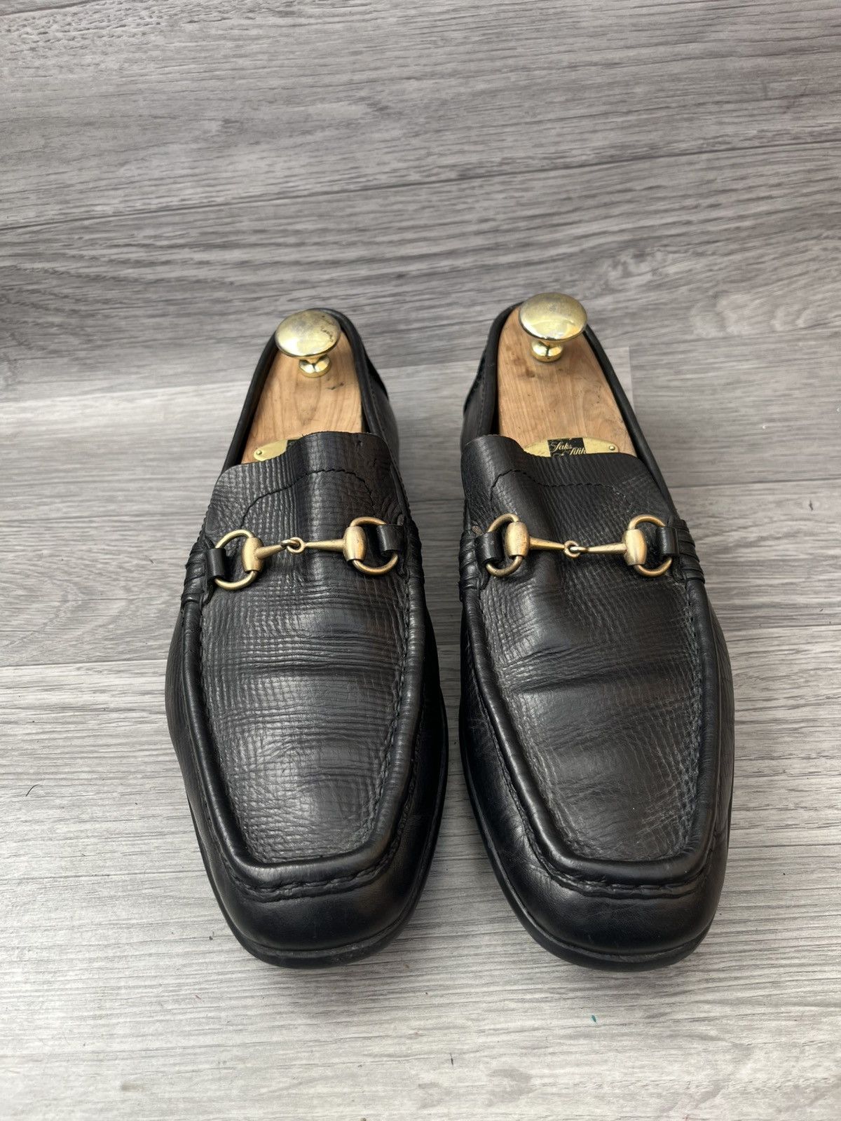 Gucci Gucci horsebit black leather loafers sz 43.5 Size US 10.5 / EU 43-44 - 2 Thumbnail