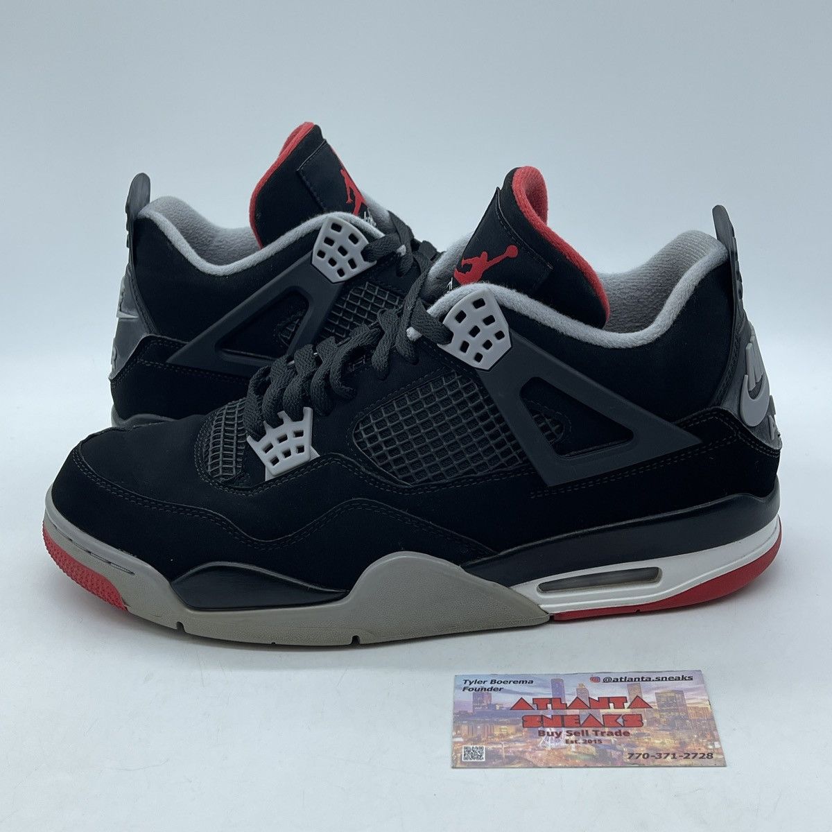 Jordan Brand Air Jordan 4 bred Size US 11 / EU 44 - 1 Thumbnail