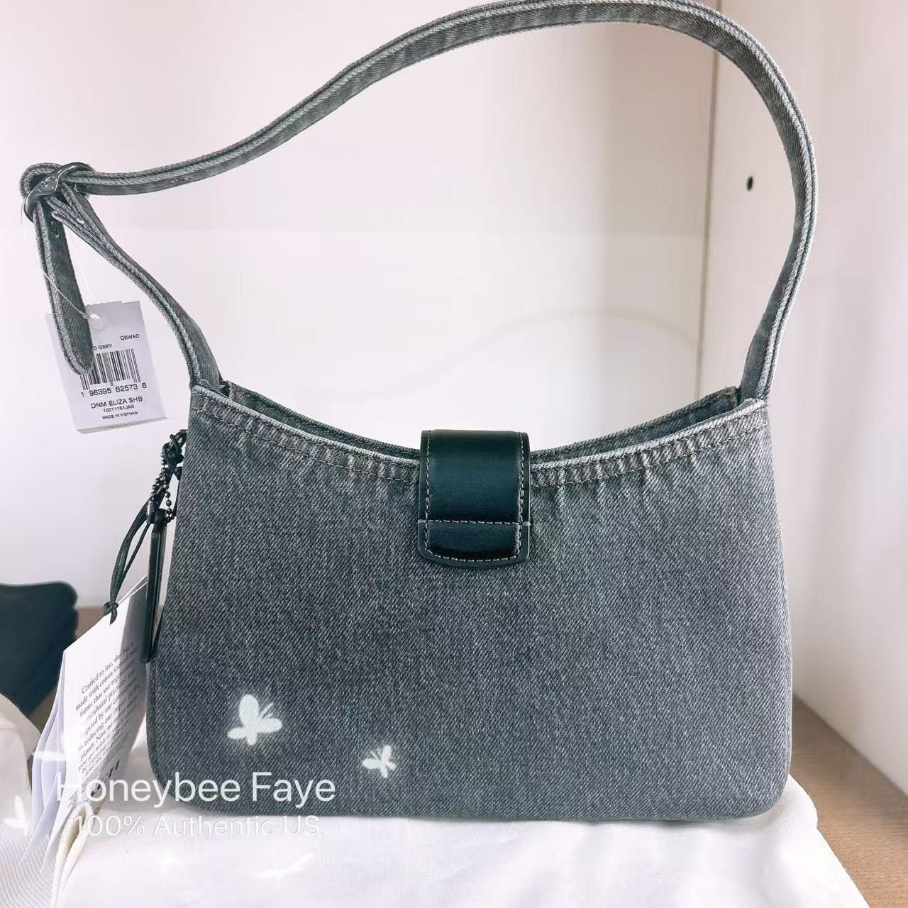 Coach Eliza Shoulder Bag In Signature Denim CAK45 Size ONE SIZE - 4 Thumbnail