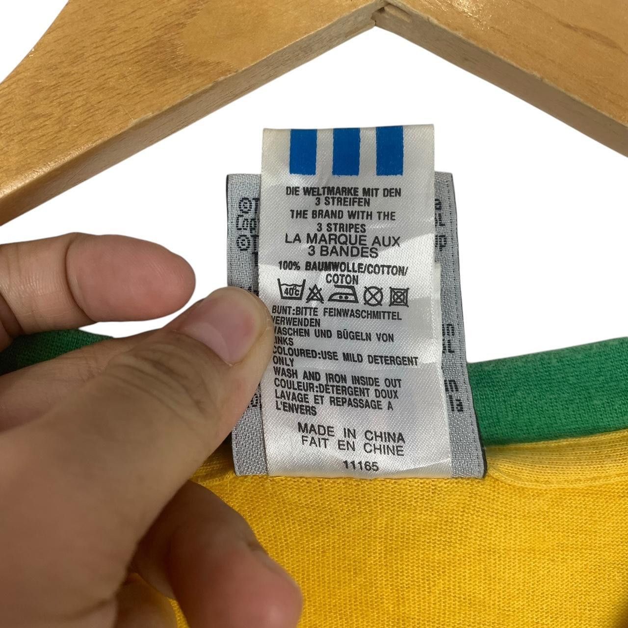 Vintage Vintage 1998 ADIDAS BRAZIL TEAM World Cup France Tee Shirt Size US XL / EU 56 / 4 - 8 Thumbnail