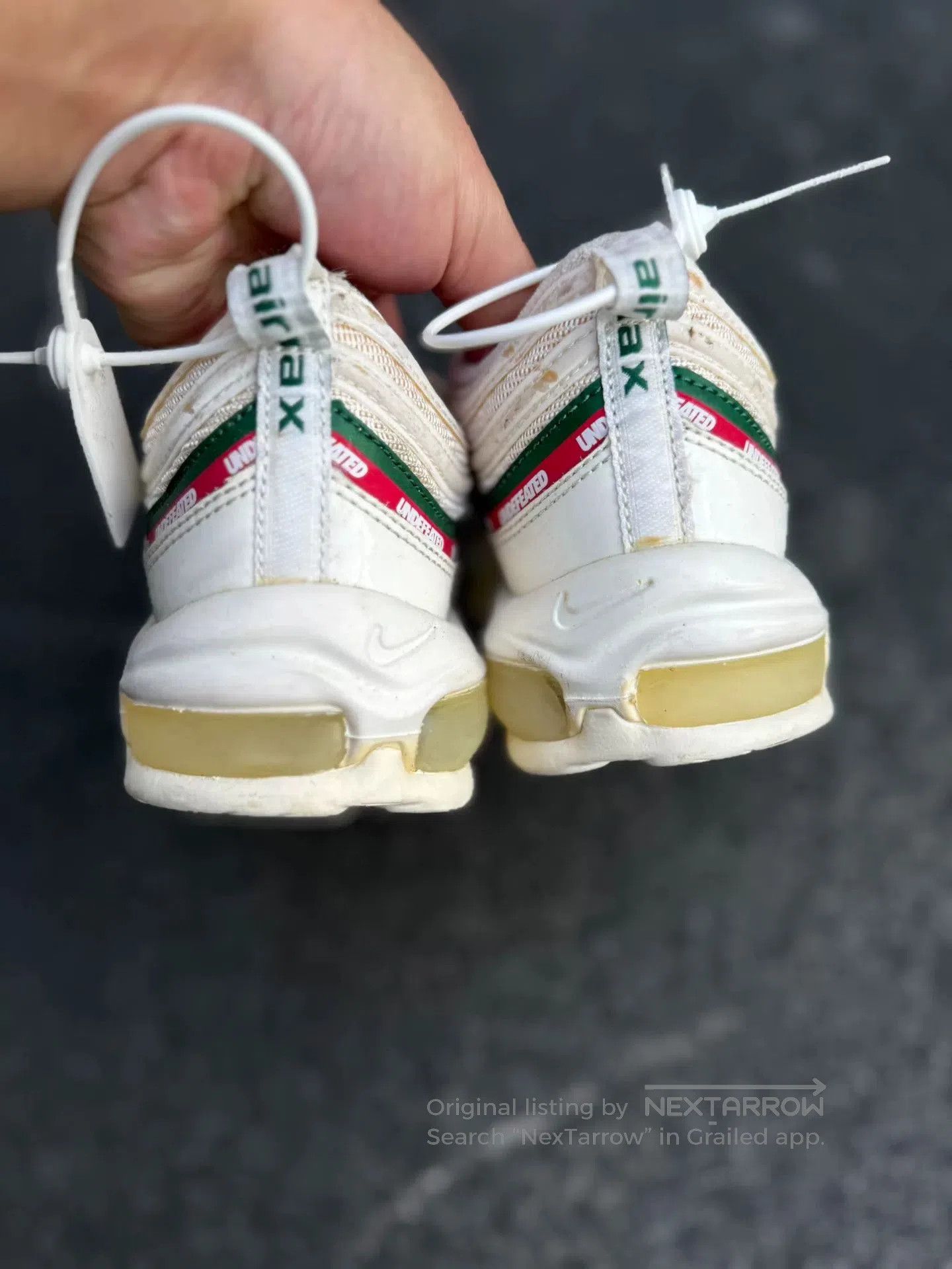 Nike UNDEFEATED Nike Air Max 97 White Sneakers. Size US 9 / EU 42 - 6 Thumbnail