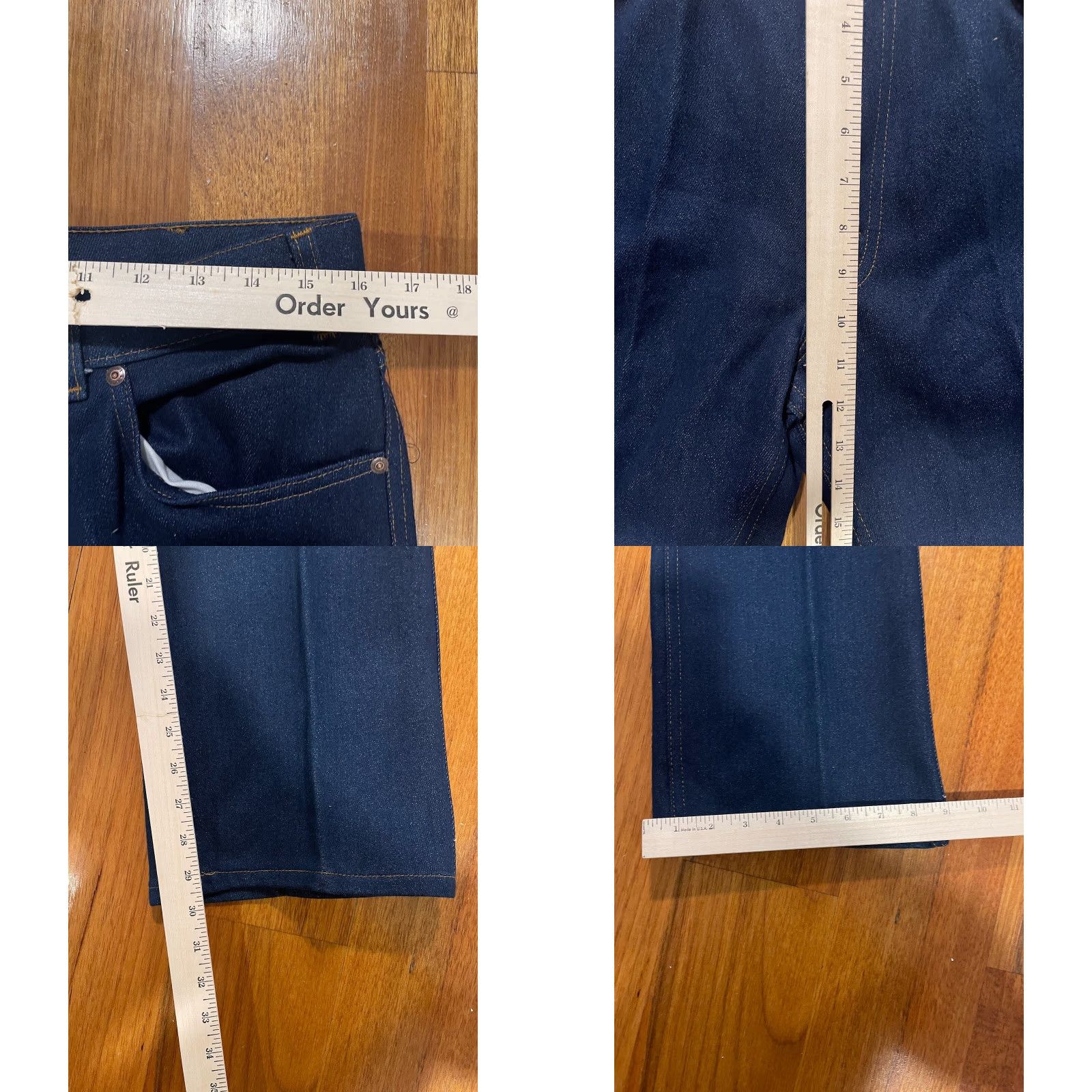 Levi's VINTAGE Levi's Jeans Mens 34x32 Flared Orange Tab Deadstock 1981 Jeans Mens Regular 34x32 Orange Flared 80s American Mens Size US 34 / EU 50 - 10 Thumbnail