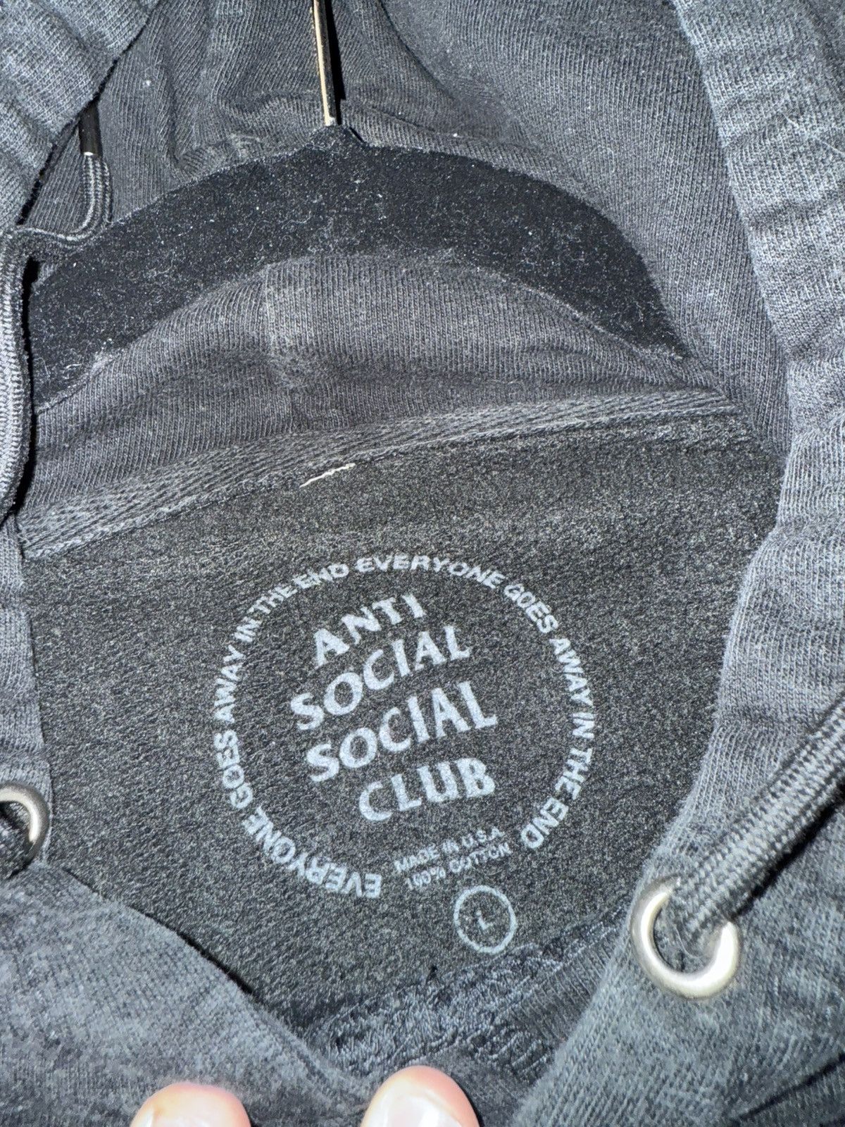 Anti Social Social Club Anti social social club hoodie Size US L / EU 52-54 / 3 - 3 Thumbnail