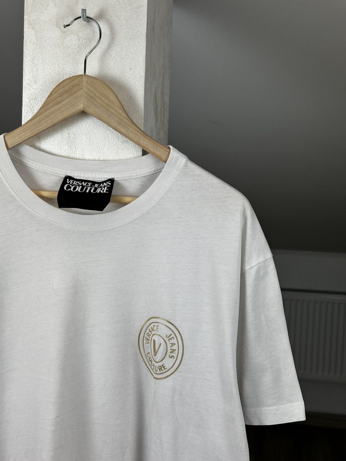 Versace Jeans Couture Luxury Versace Collection Gold Logo Tee Size US XXL / EU 58 / 5 - 3 Thumbnail