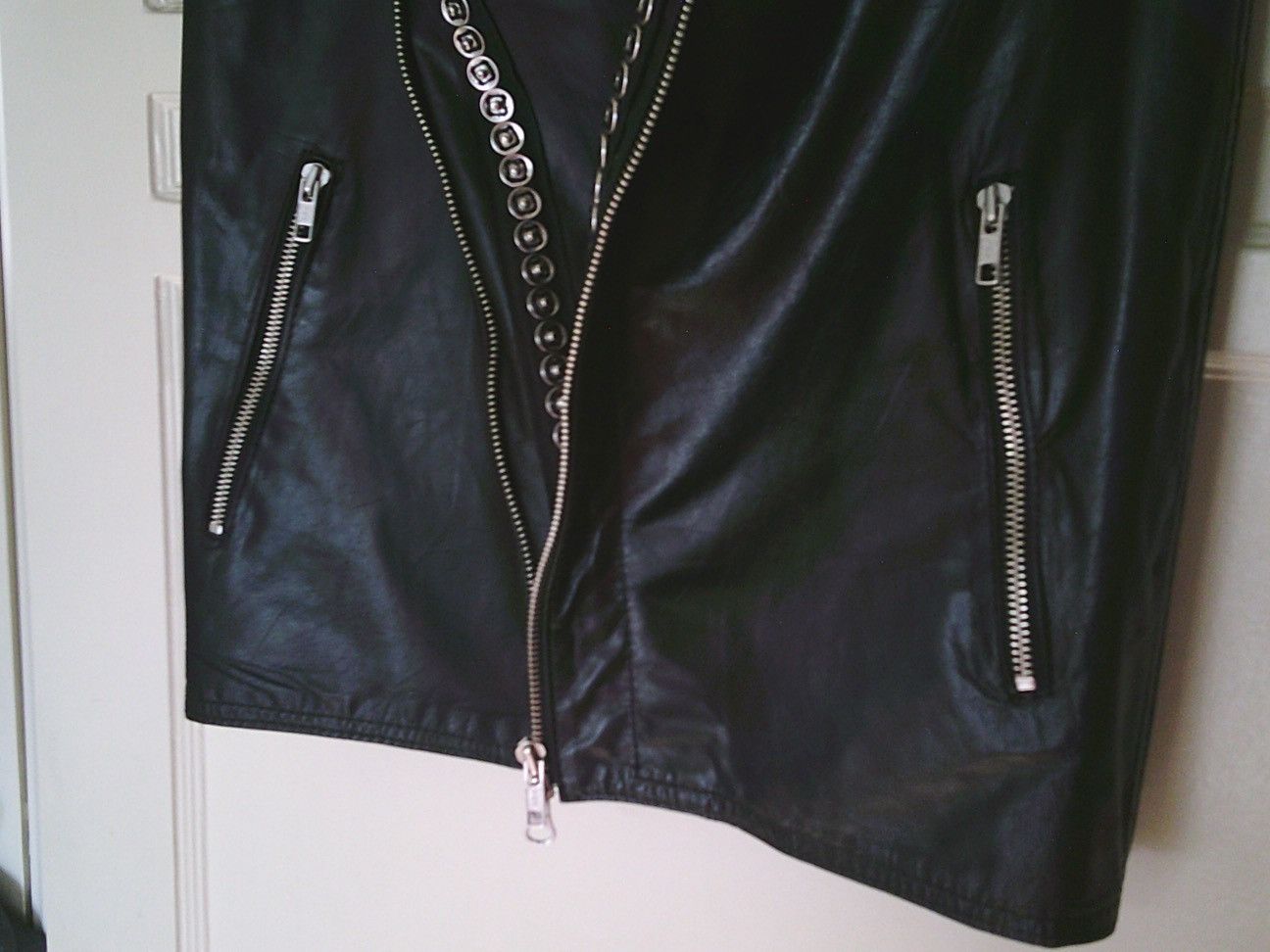 Ann Demeulemeester SS2001 Calf Leather Biker Modular Vest Size US L / EU 52-54 / 3 - 6 Thumbnail