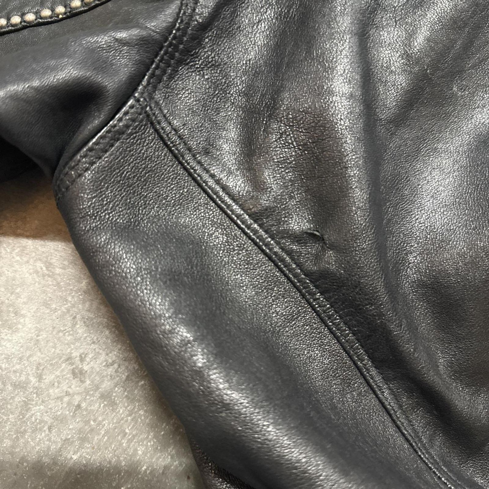 Pelle Pelle × Vintage Vintage Pelle Pelle Marc Buchanan Studded Leather Jacket Size US M / EU 48-50 / 2 - 8 Thumbnail