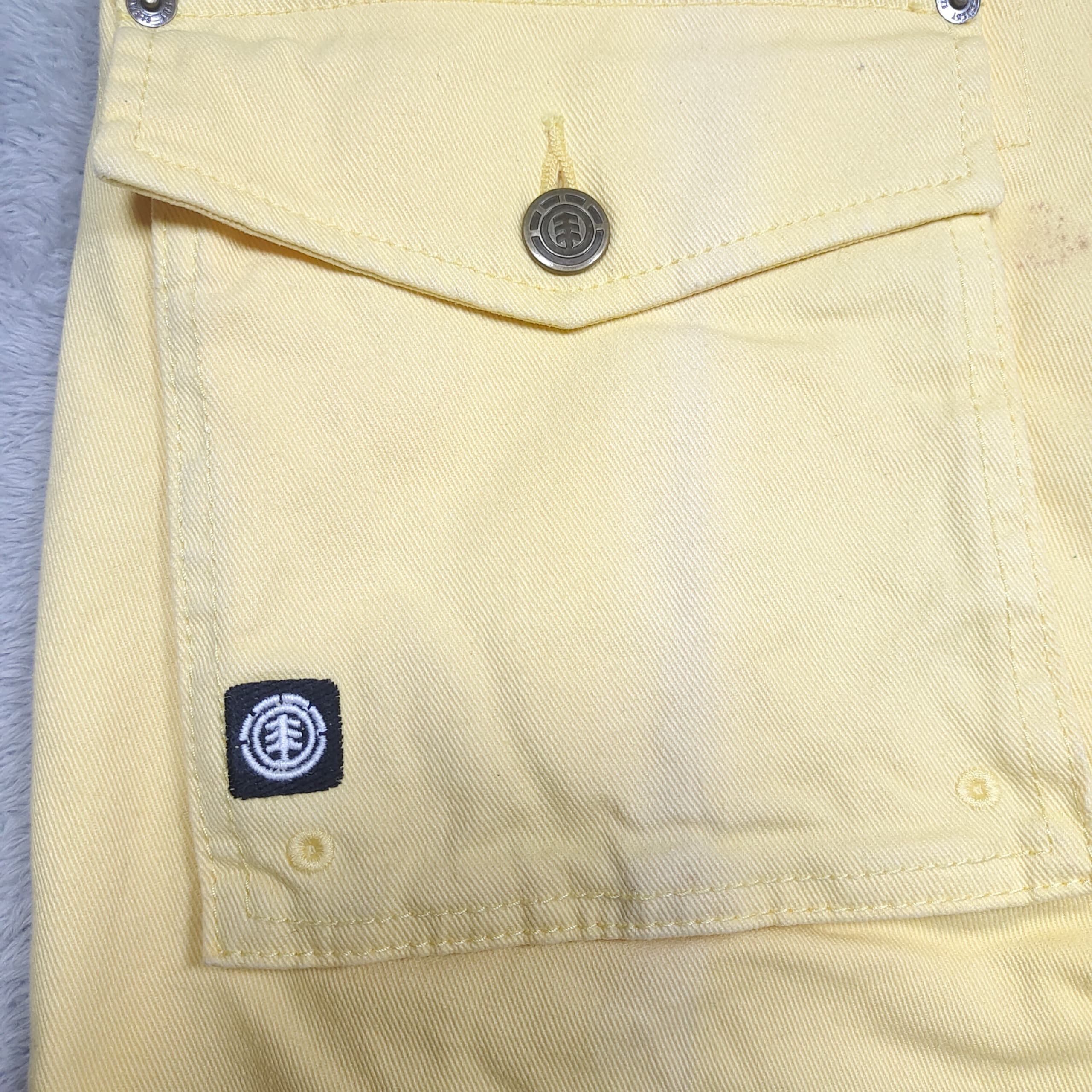 Element Vintage Element Japan Light Yellow Cotton Cargo Pants Size US 32 / EU 48 - 12 Thumbnail