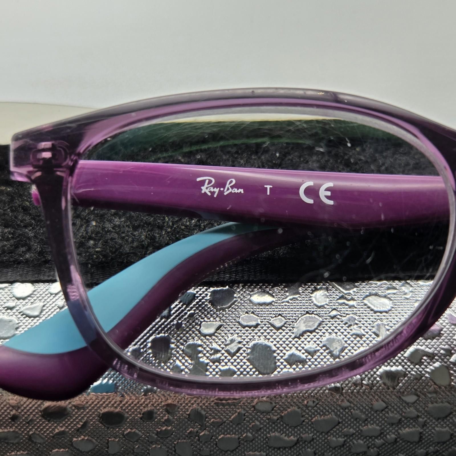 RayBan Ray Ban RB1588 3776 Youth Purple/Blue Eyeglasses 47-16-130 Size ONE SIZE - 5 Thumbnail
