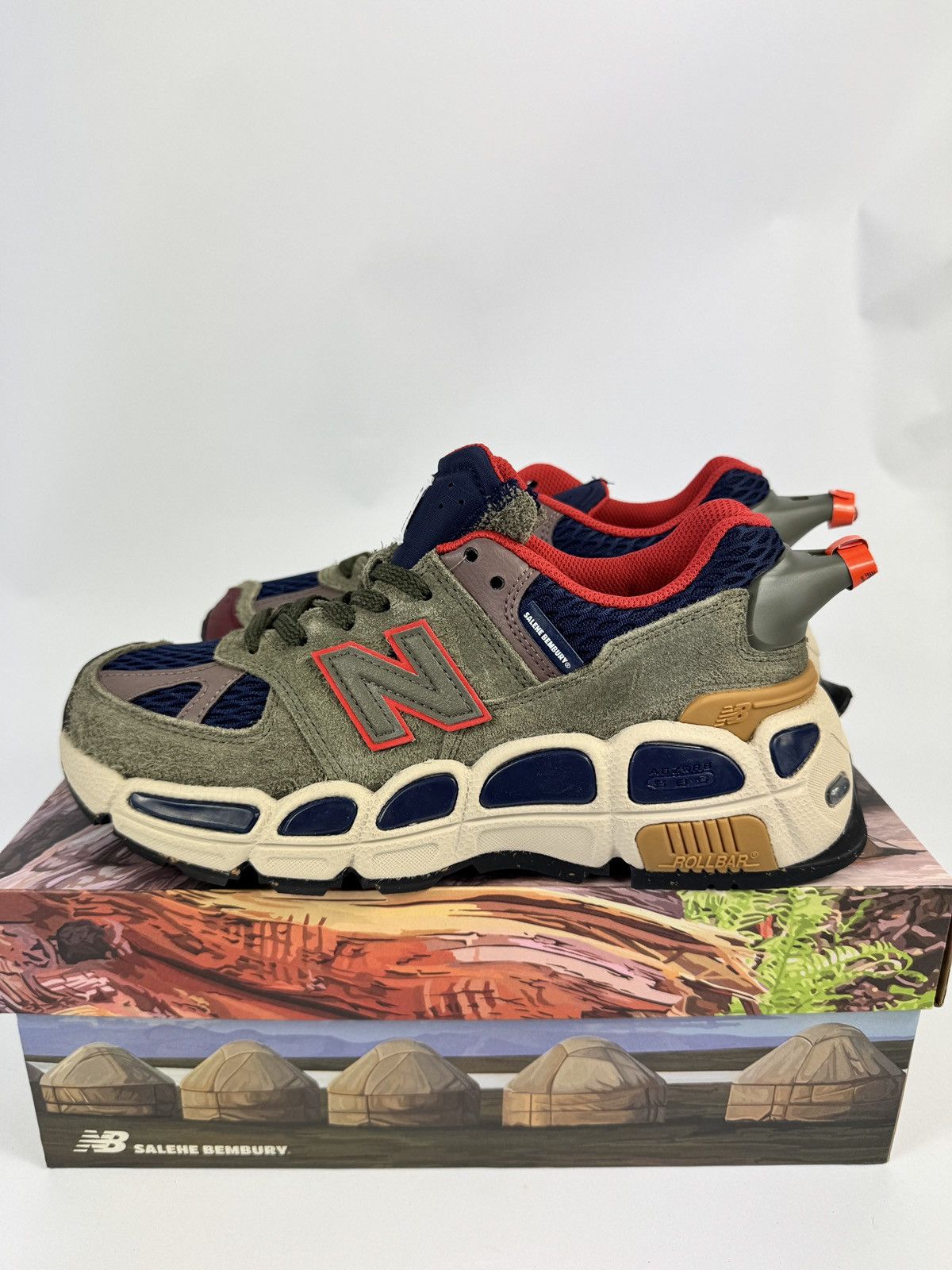 New Balance NEW BALANCE 574 SALEHE BEMBURY YURT WHISTLE SNEAKERS Size US 7.5 / EU 40-41 - 1 Thumbnail
