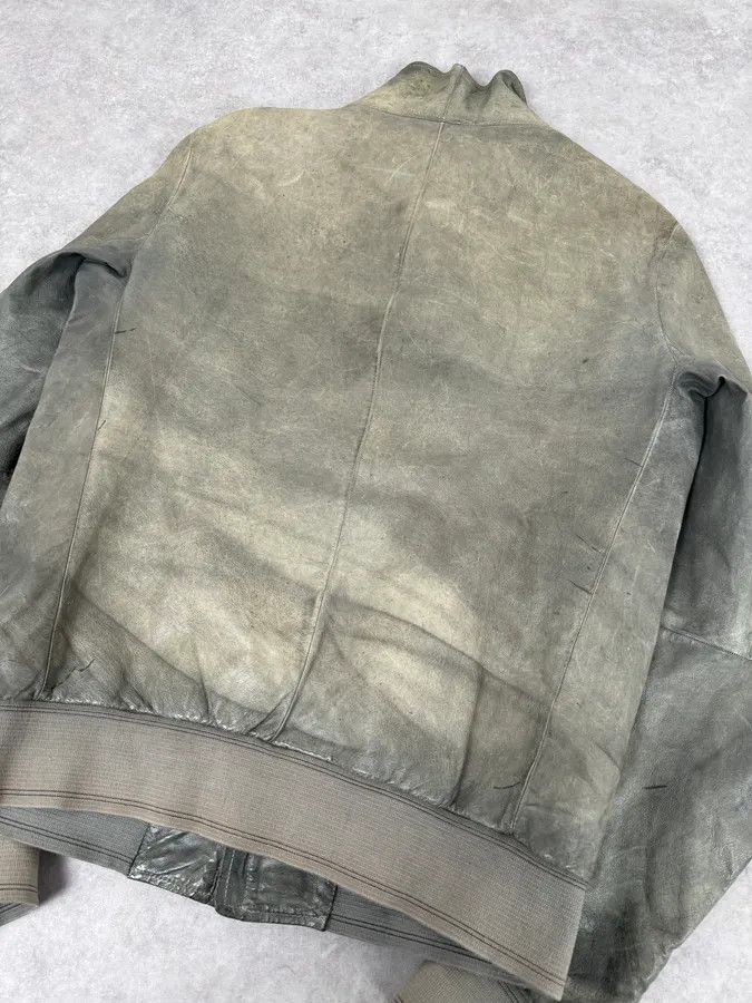 2009 Carol Christian Poell Raw Beige Leather Jacket