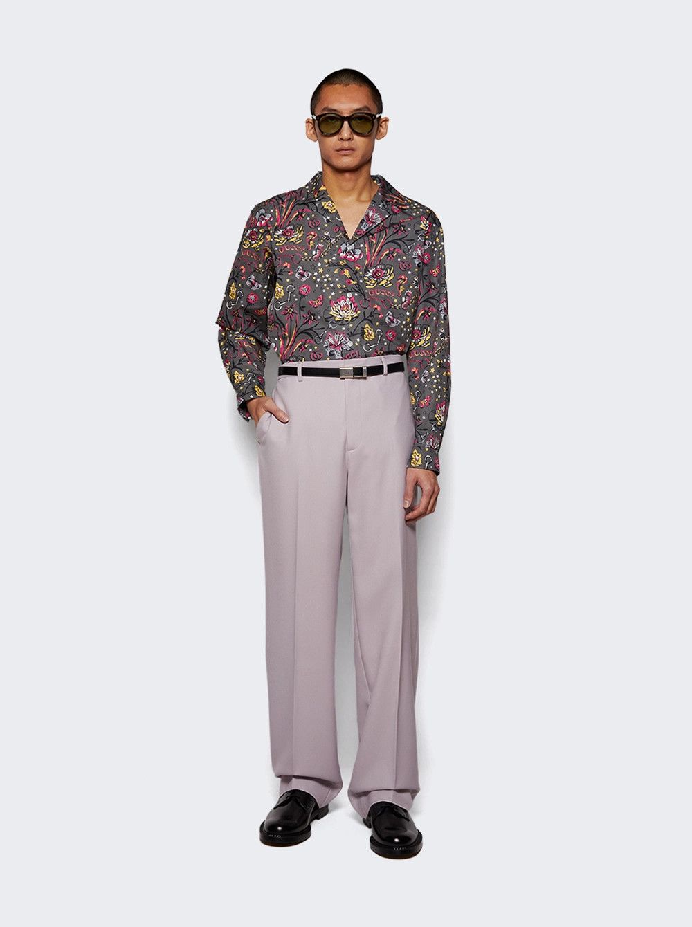 Gucci o1la5ras0426 Gucci Floral Punk Print Floral Shirt Size US S / EU 44-46 / 1 - 2 Thumbnail