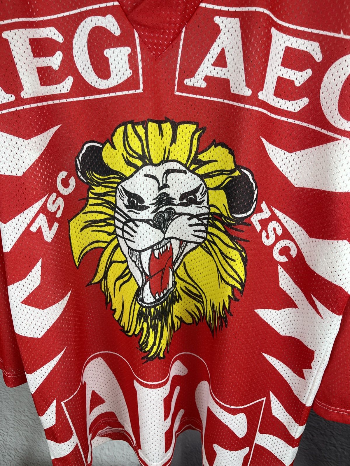 NHL Vintage 1994/96 ZSC Lions Zurich Ice Hockey JERSEY Reebok Size US M / EU 48-50 / 2 - 8 Thumbnail